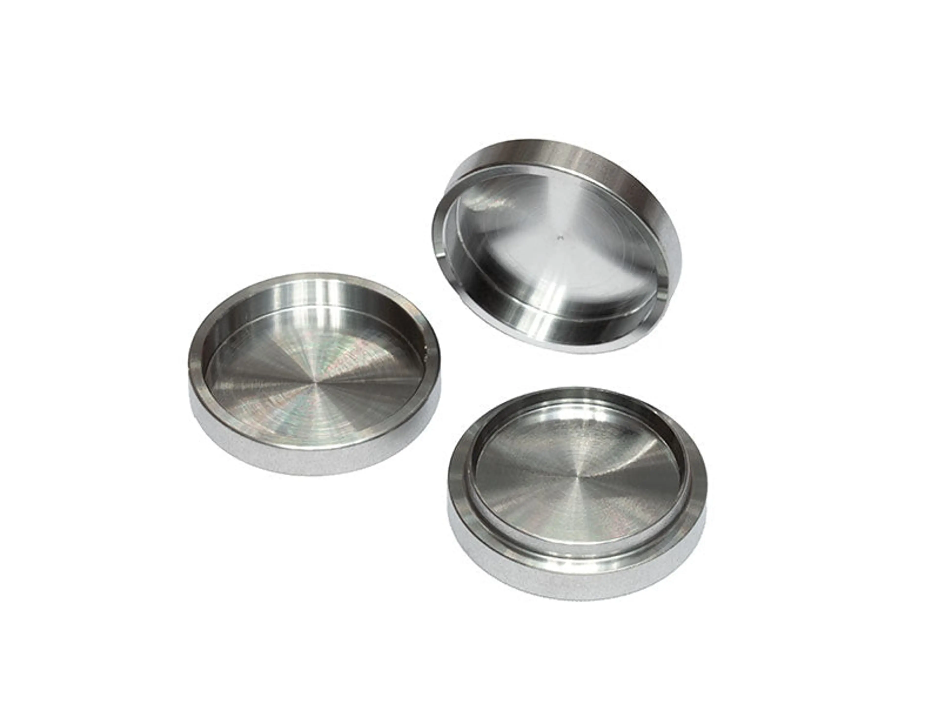 SPECIMEN HOLDER, STEEL, SPECIMEN WELL Ø 28 x 4.5 MM, SET OF 6