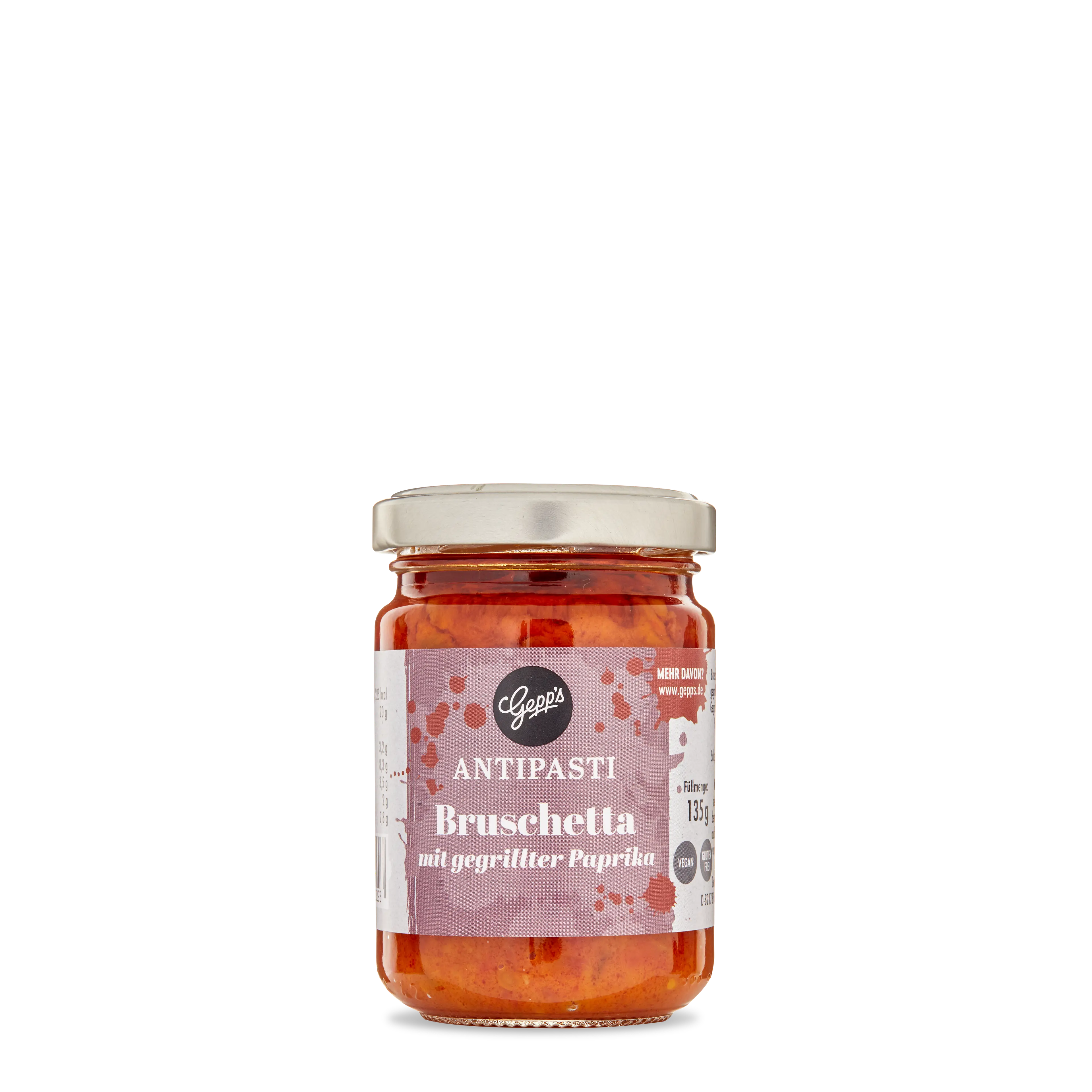 Bruschetta mit gegrillter Paprika