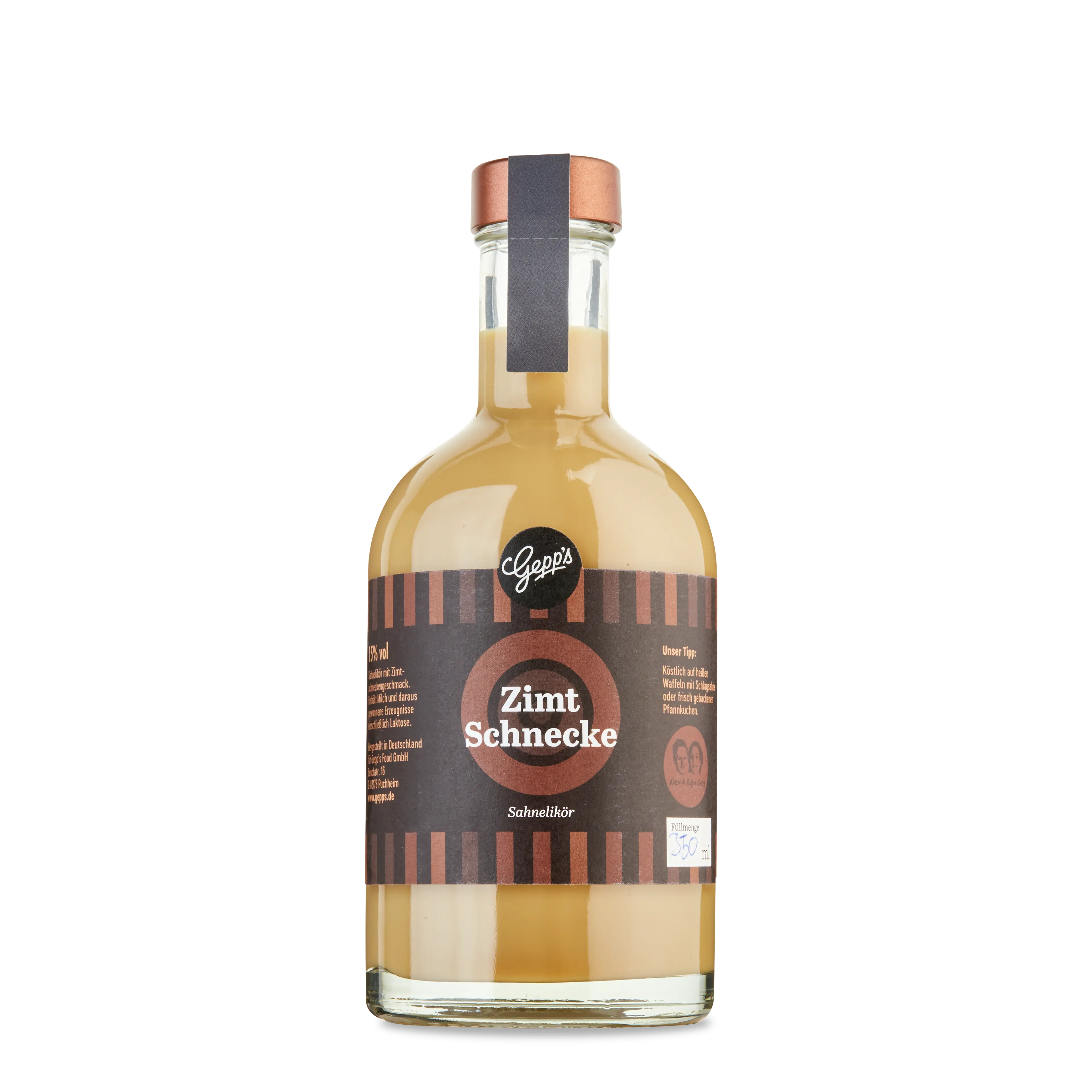 Zimtschnecke Sahne Likör