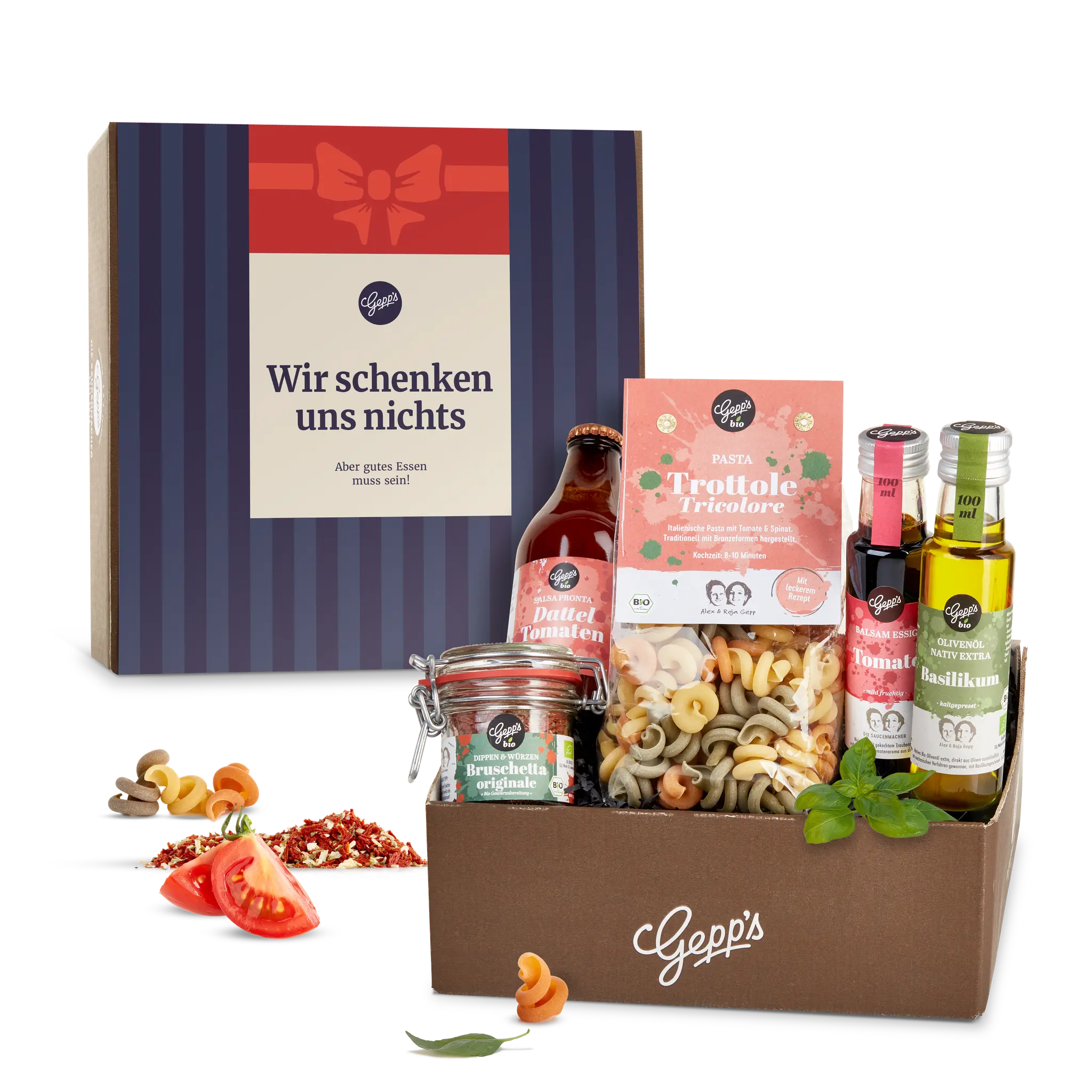Präsentkorb Wir schenken uns nichts
