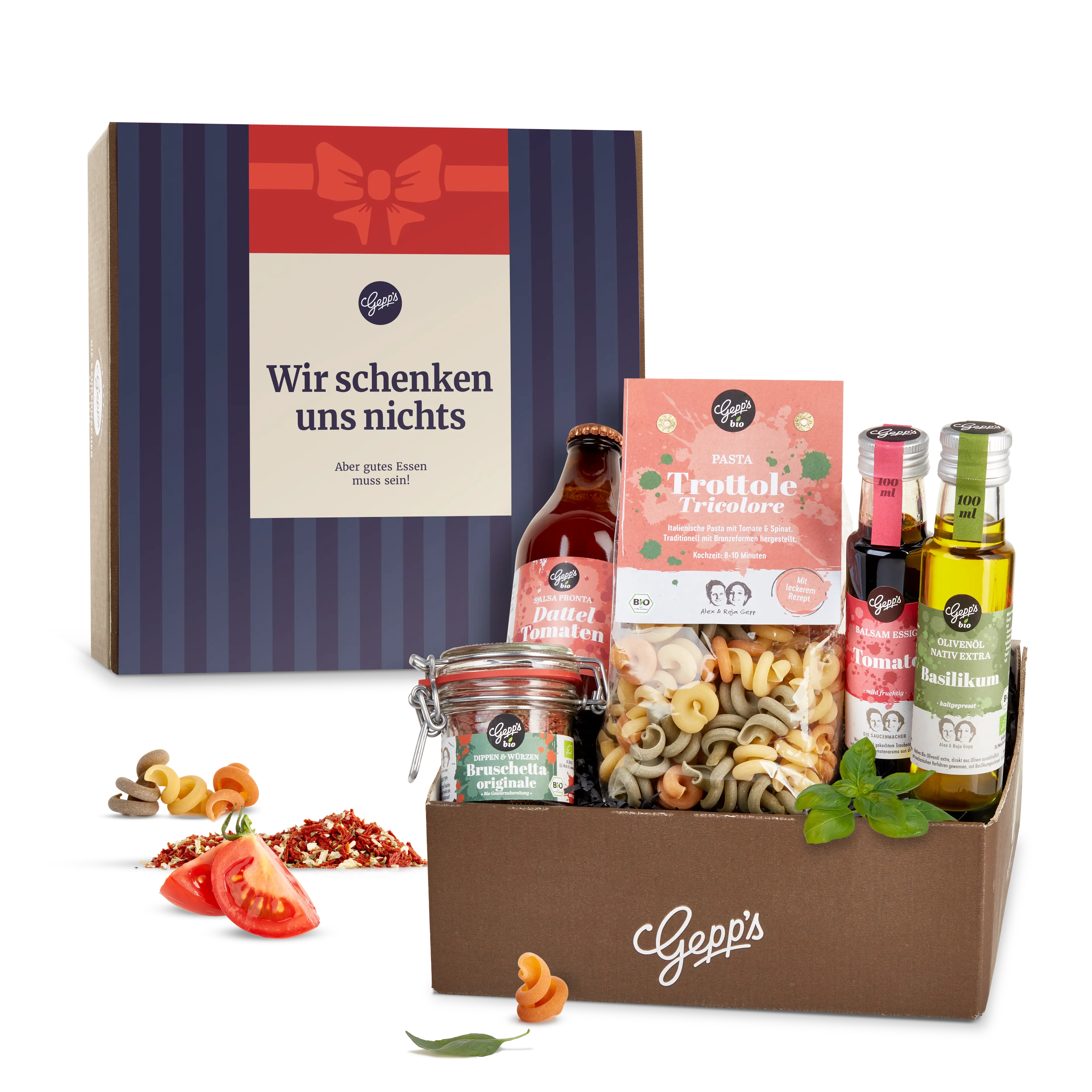 Präsentkorb Wir schenken uns nichts