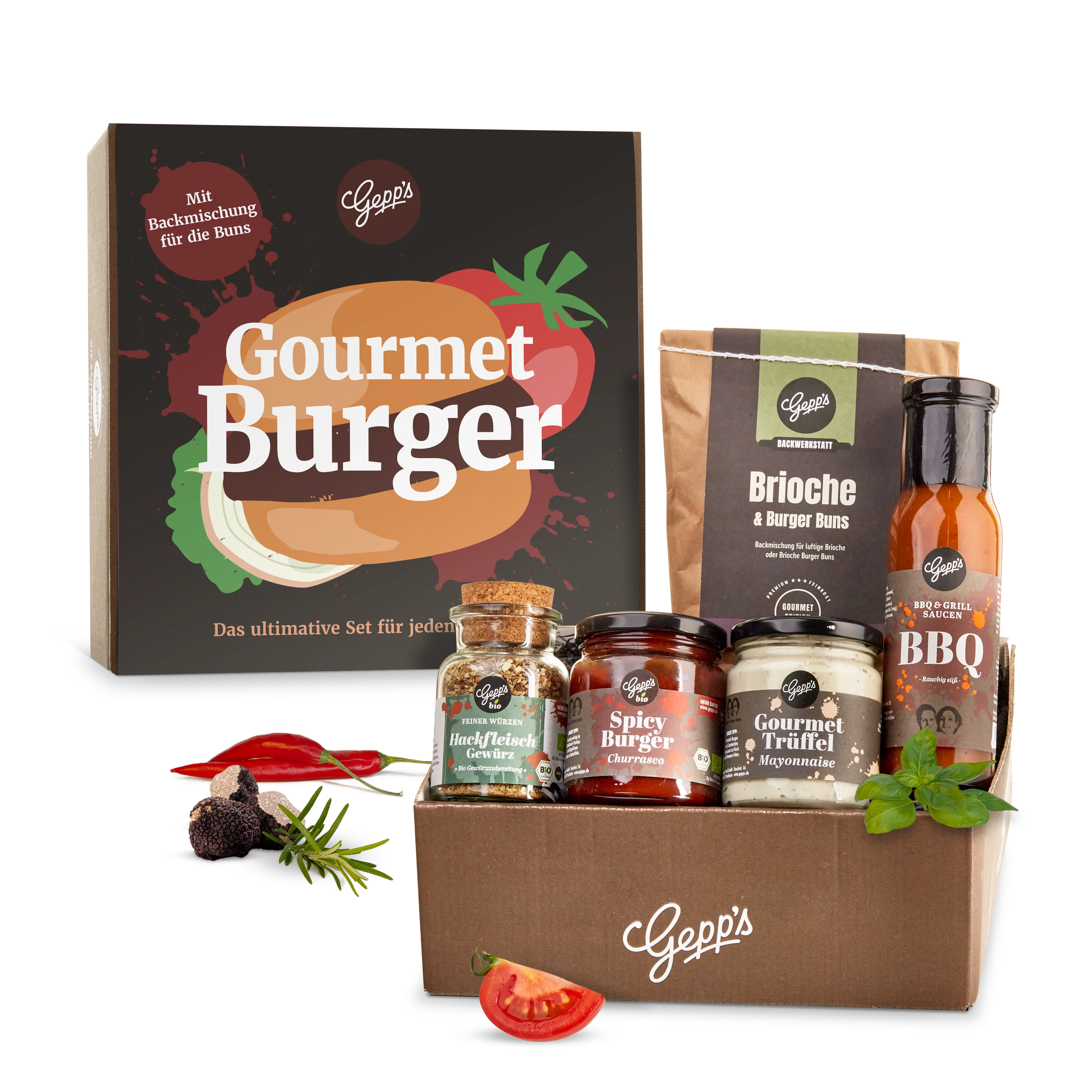 Präsentkorb Gourmet Burger