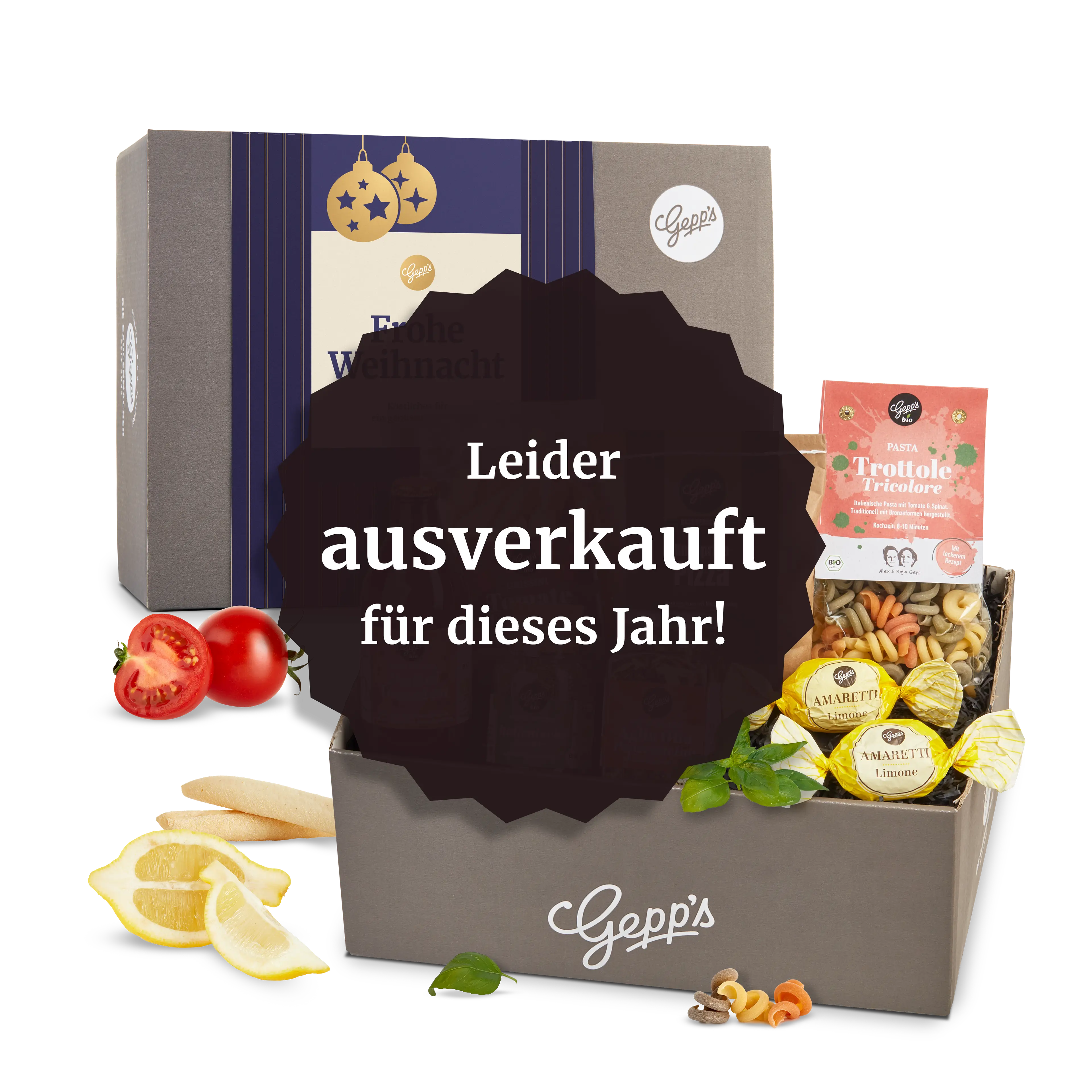 Präsentkorb Frohe Weihnachten