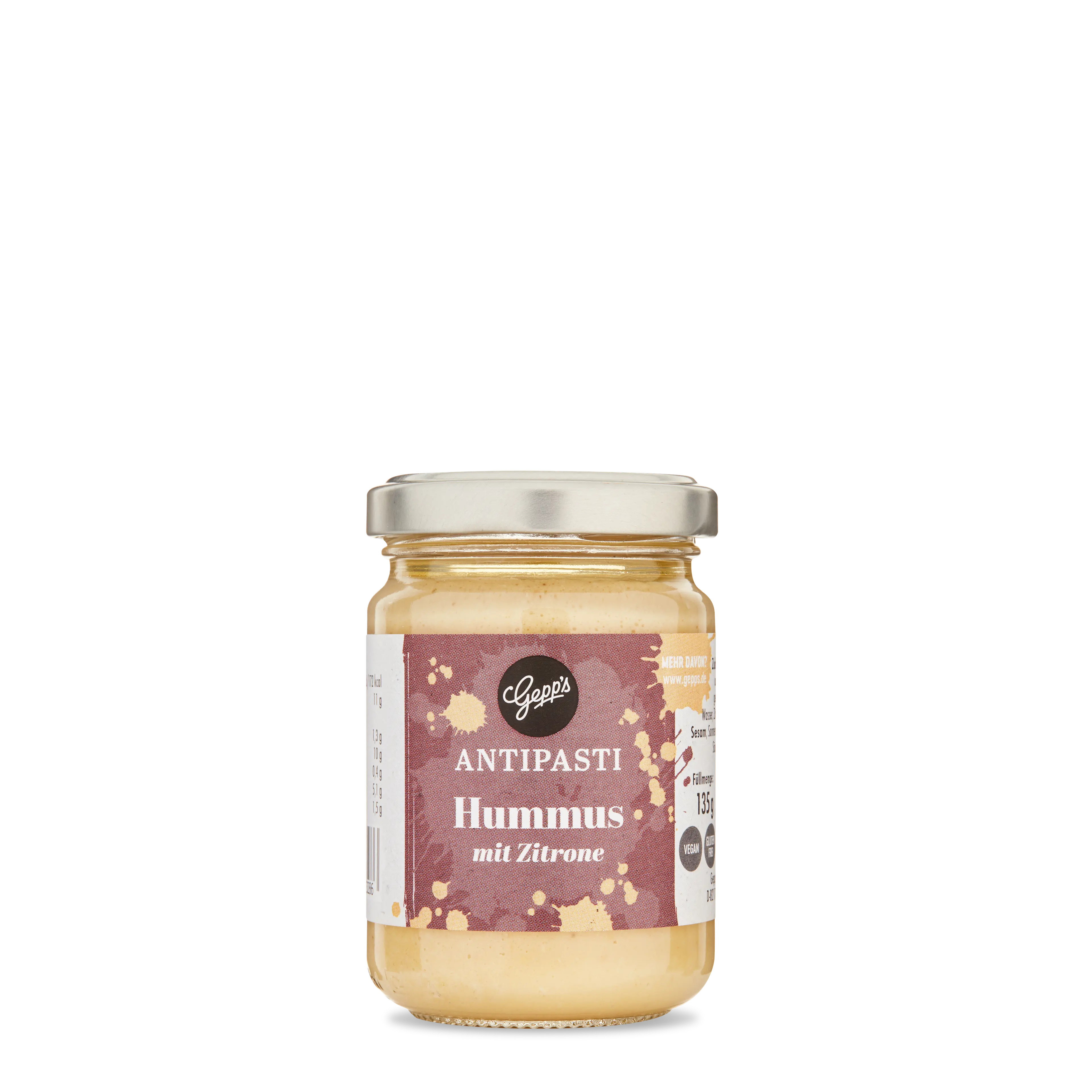Hummus mit Zitrone