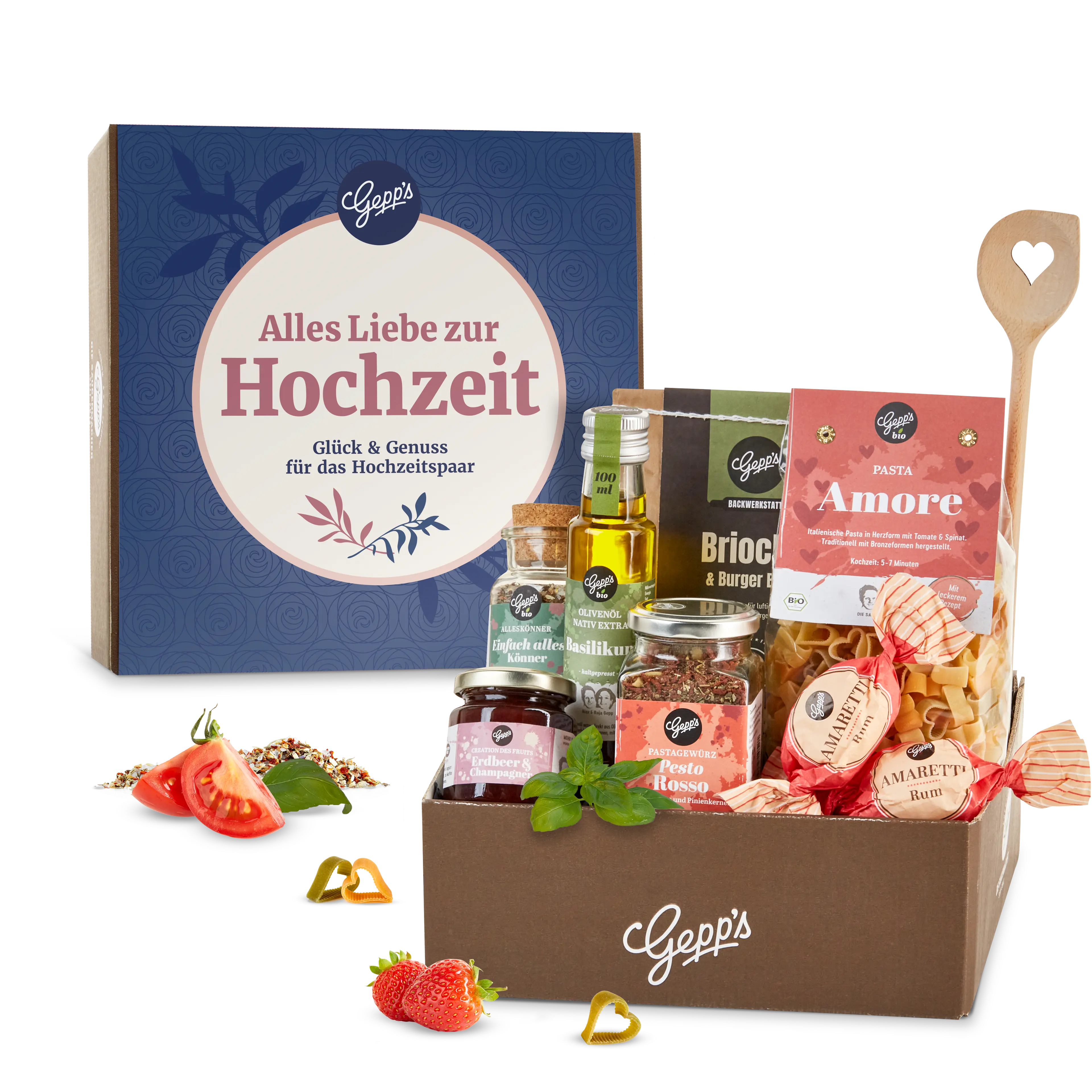 Präsentkorb Alles Liebe zur Hochzeit