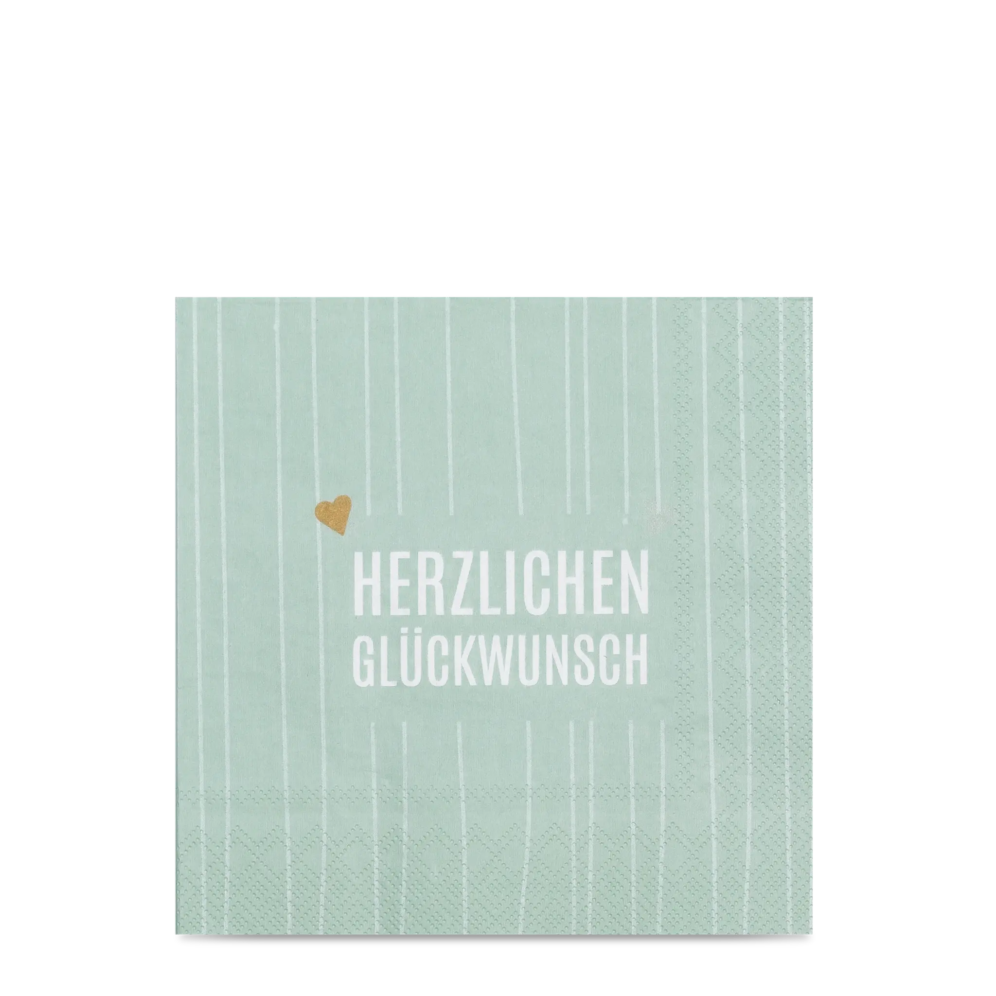 Serviette "Herzlichen Glückwunsch"