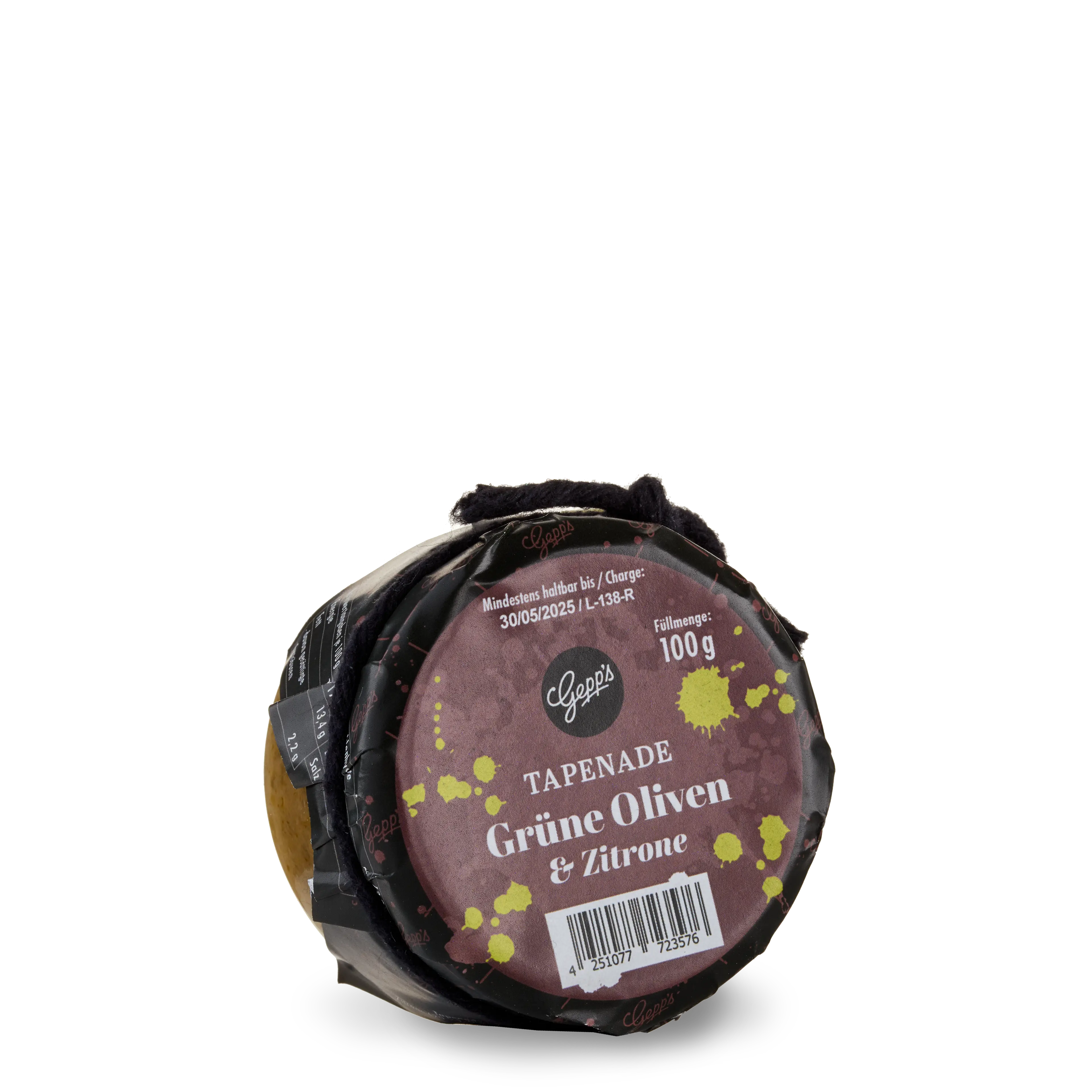 Gruene Oliventapenade mit Zitrone