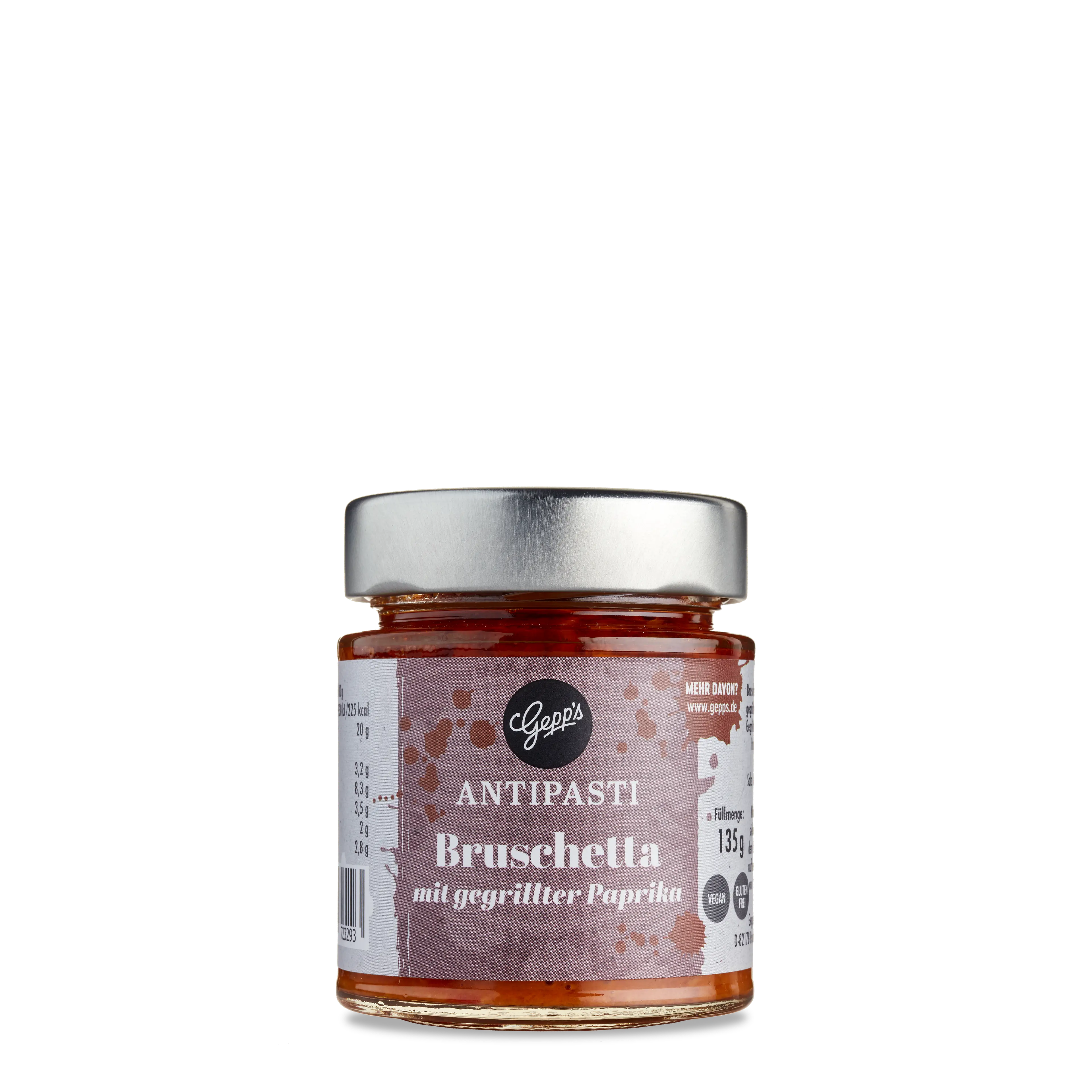 Bruschetta mit gegrillter Paprika