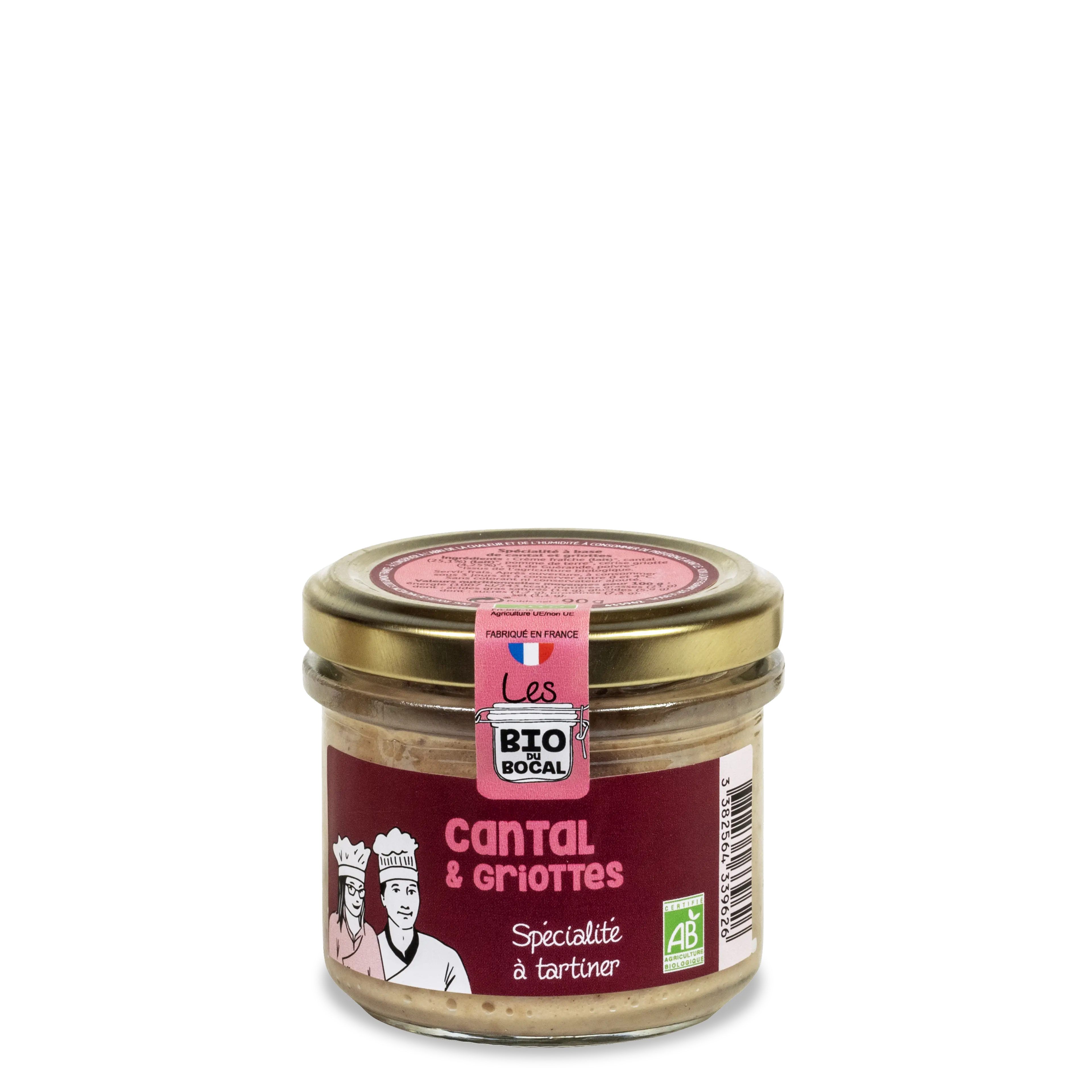 Bio Cantal Kaese mit Morello Kirschen