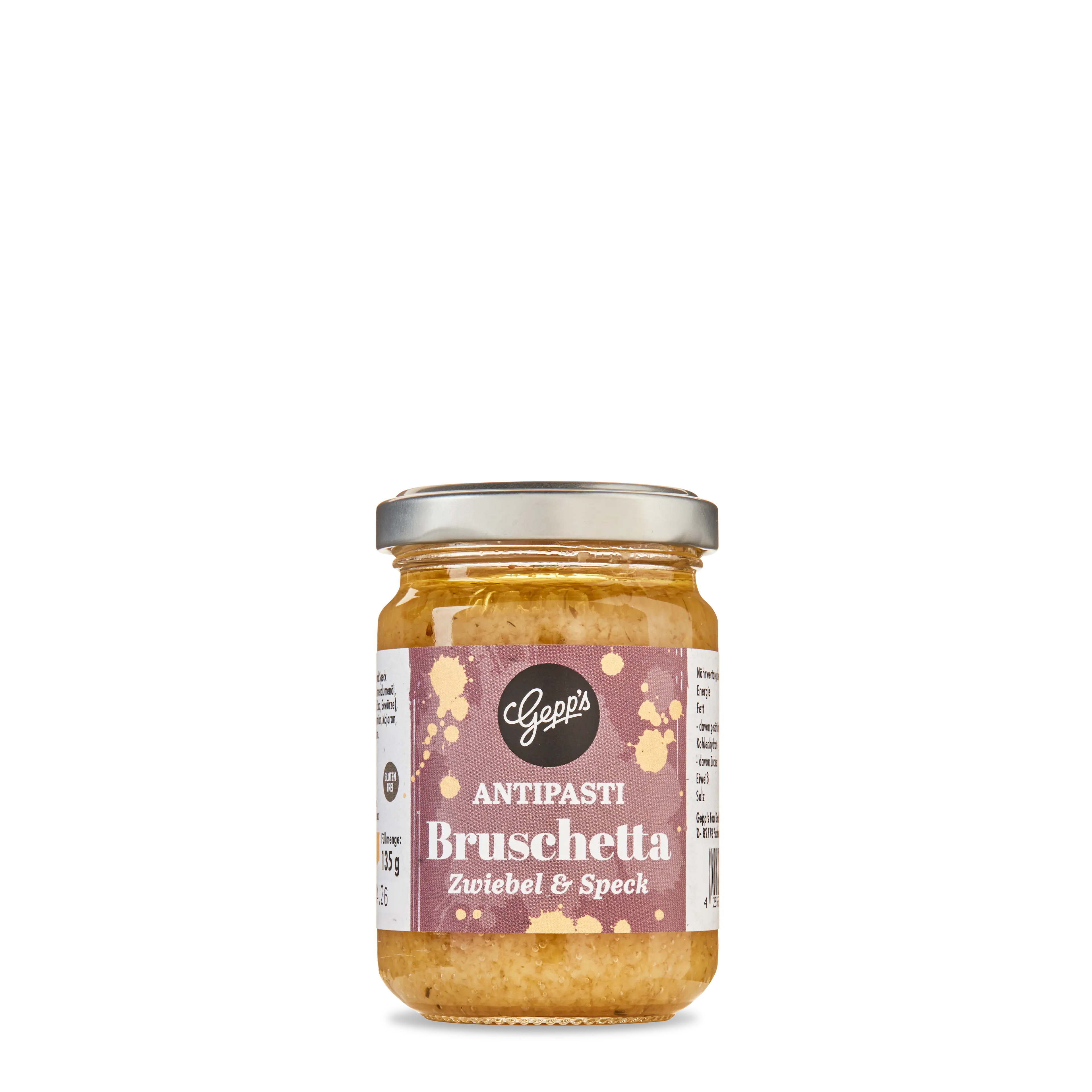 Bruschetta Zwiebel und Speck