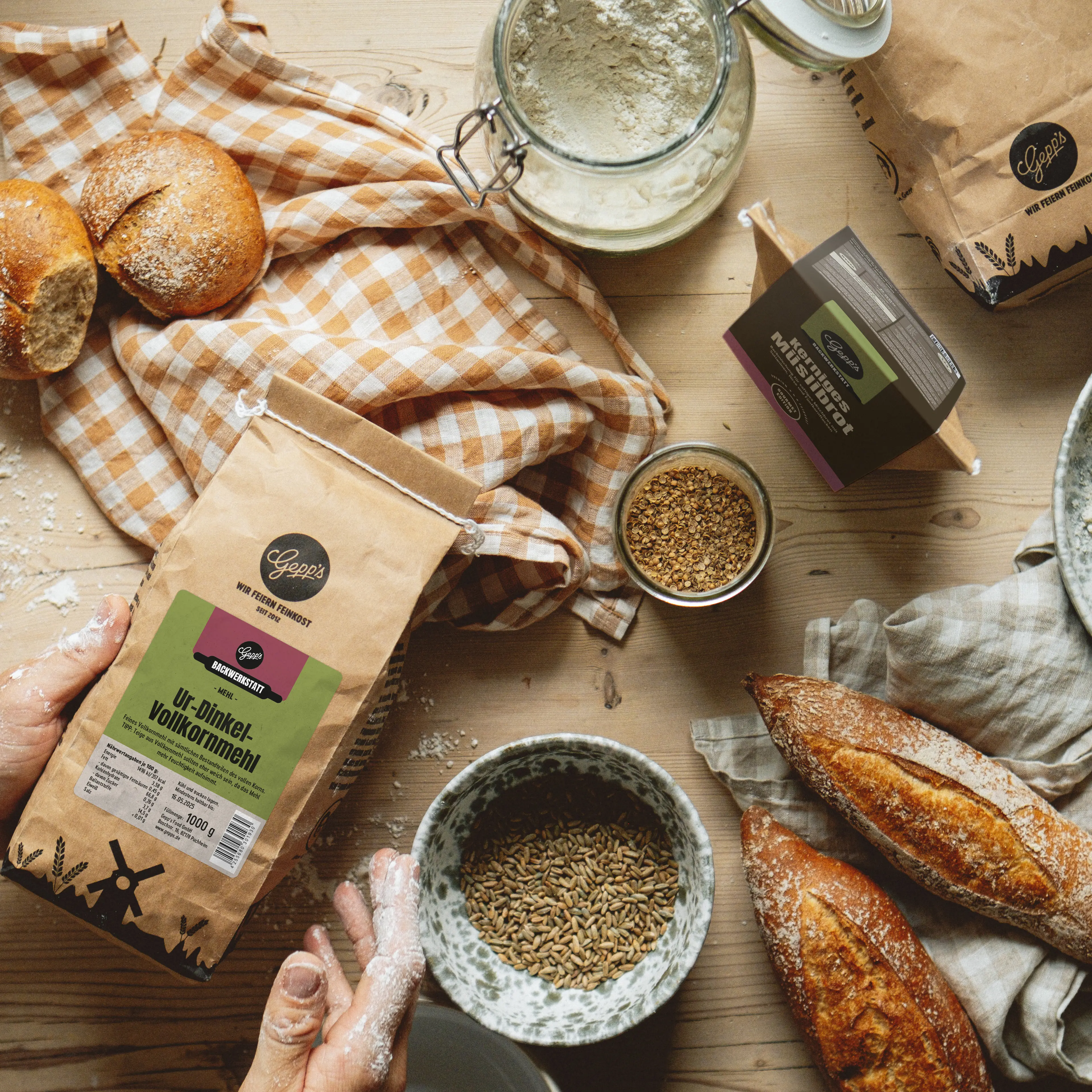 Frisches Brot einfach selber backen