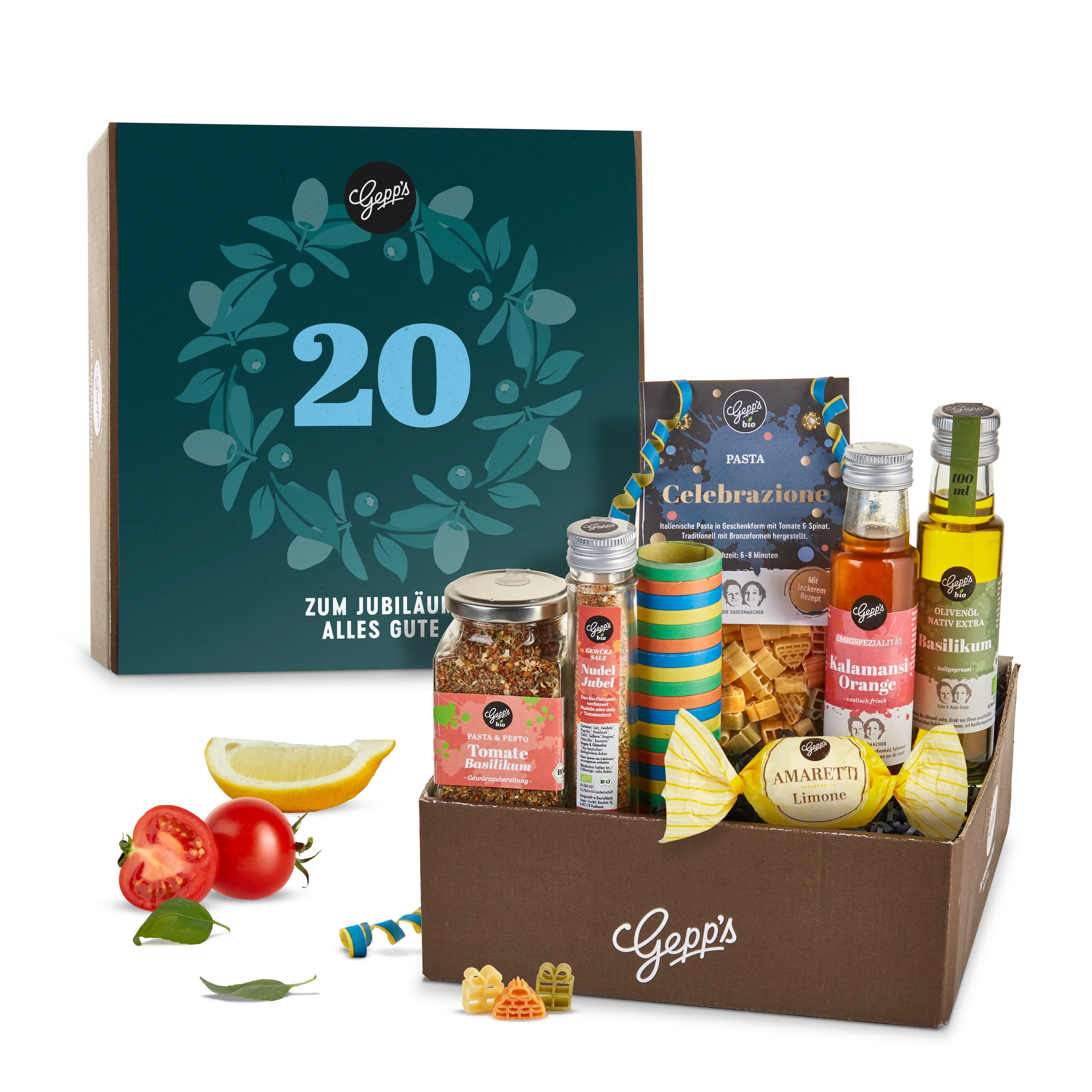 Geschenkkorb 20 Jahre Jubilaeum