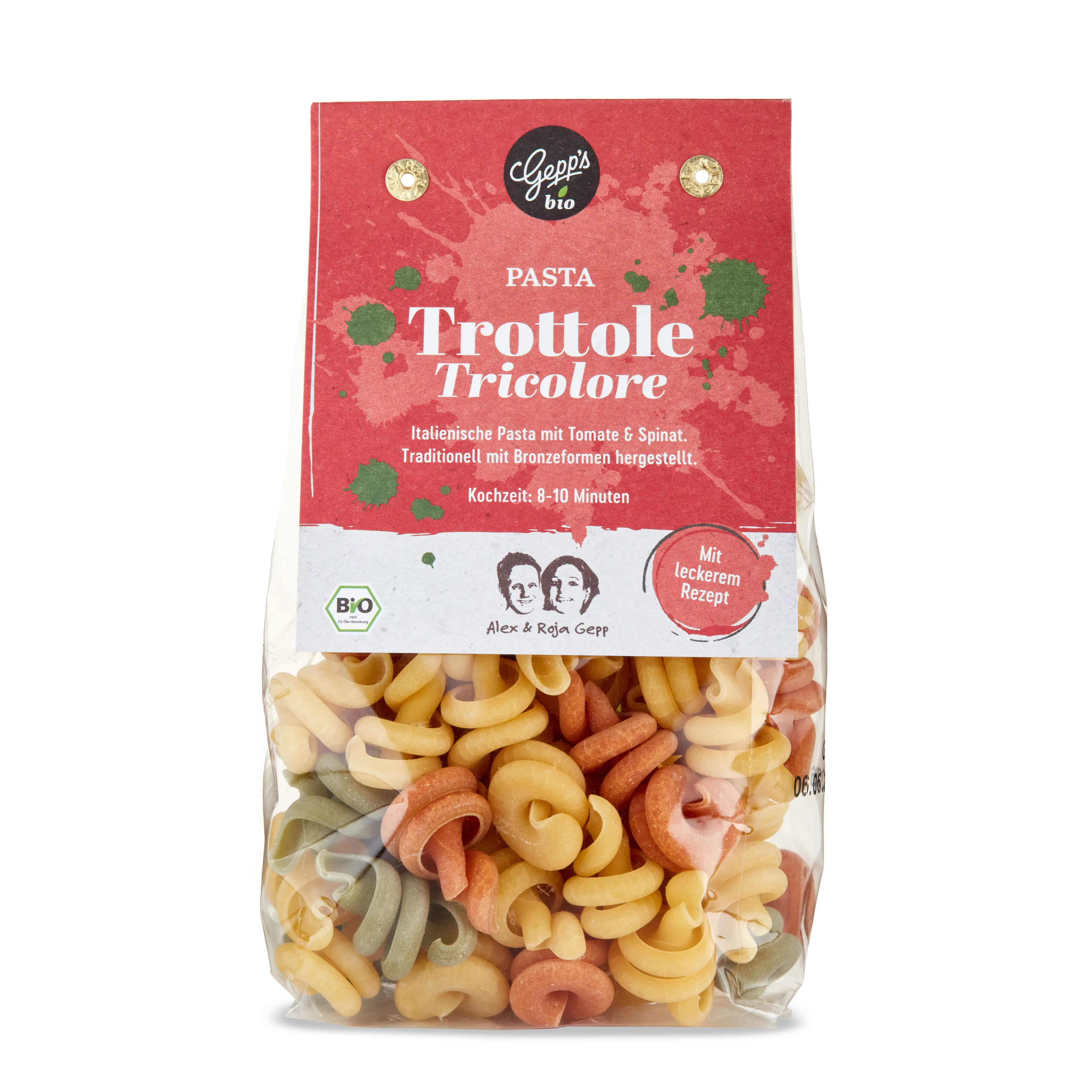 Bio Pasta Trottole Tricolore
