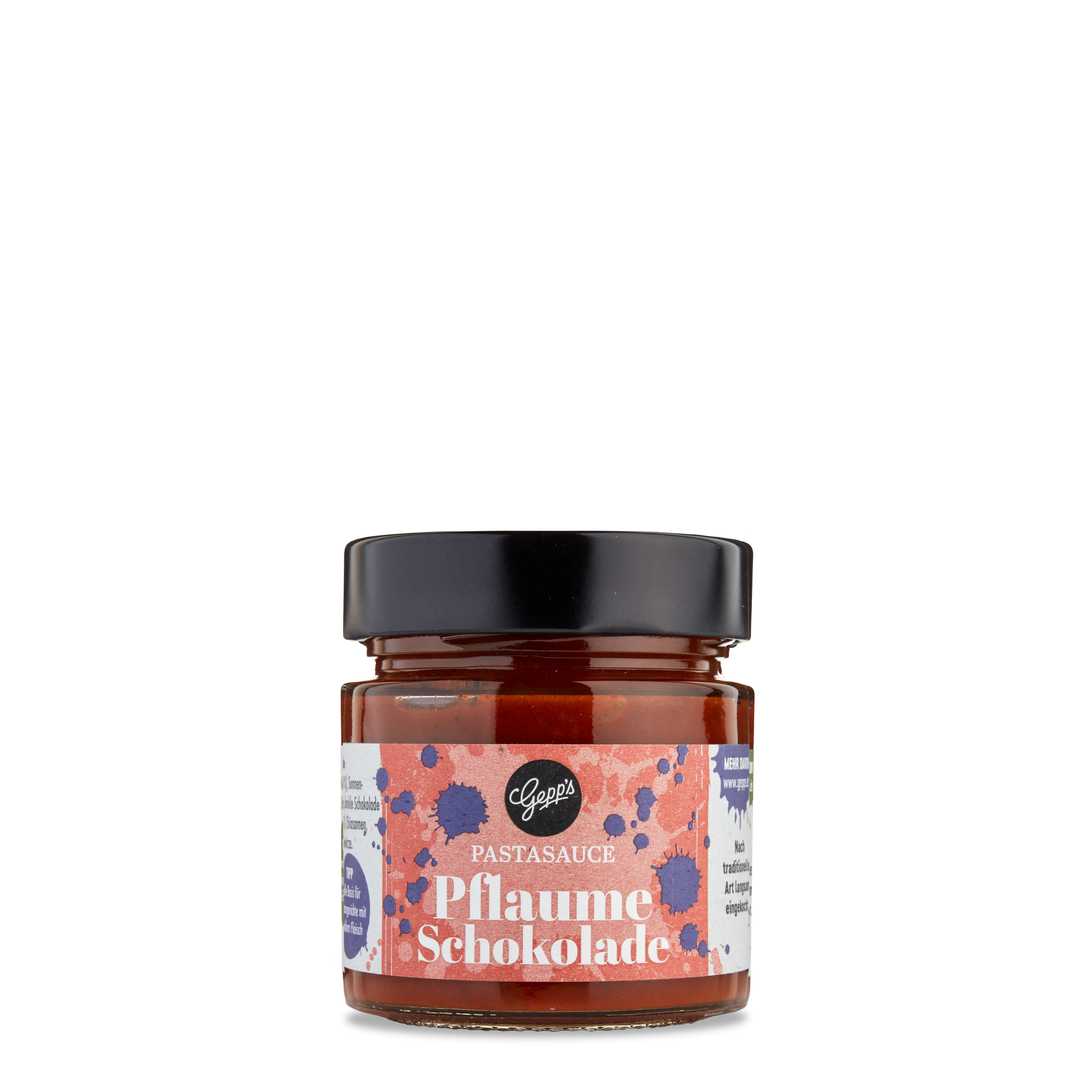 Pasta Sauce Pflaume Schokolade