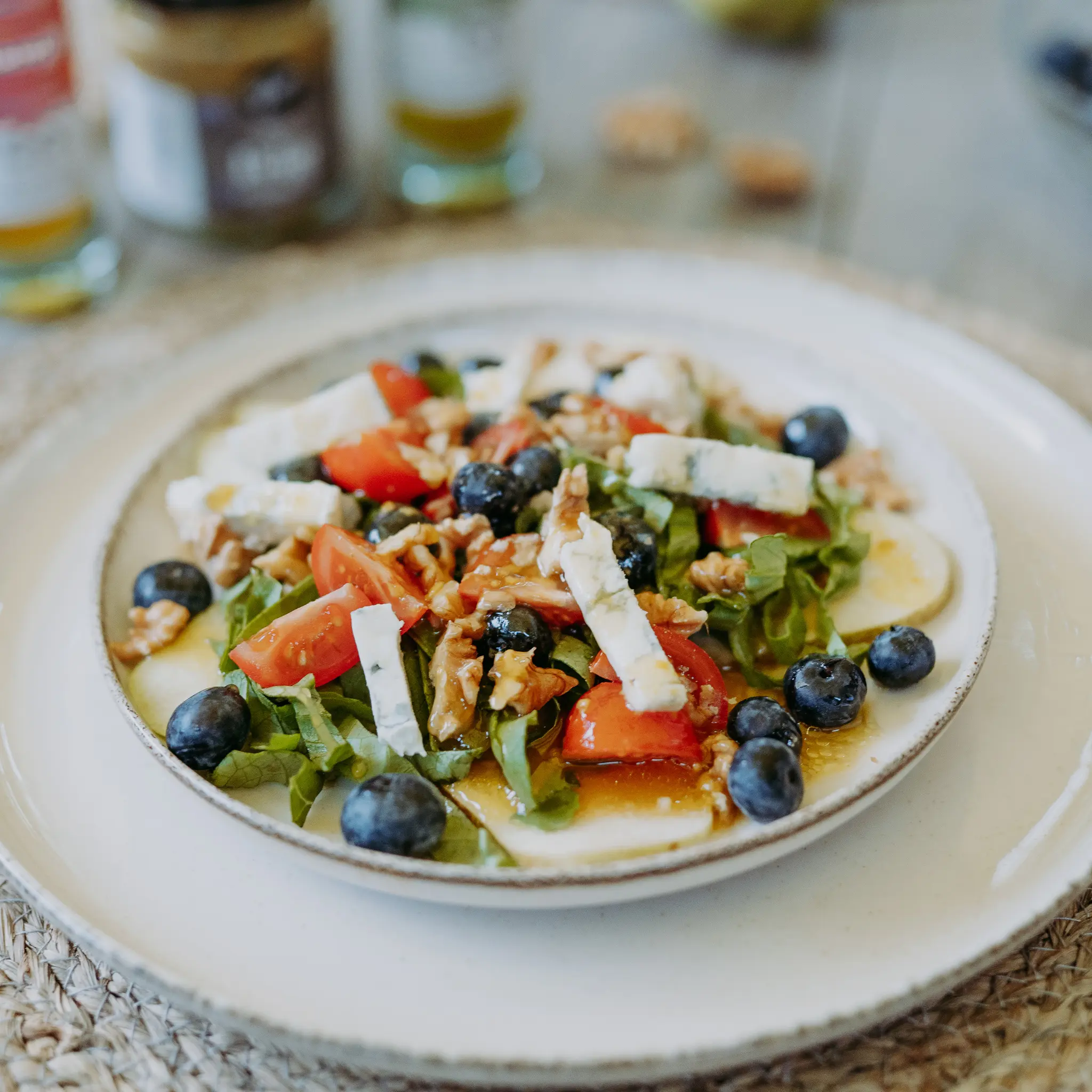Brombeer Balsamico Honig Sauce zum Salat