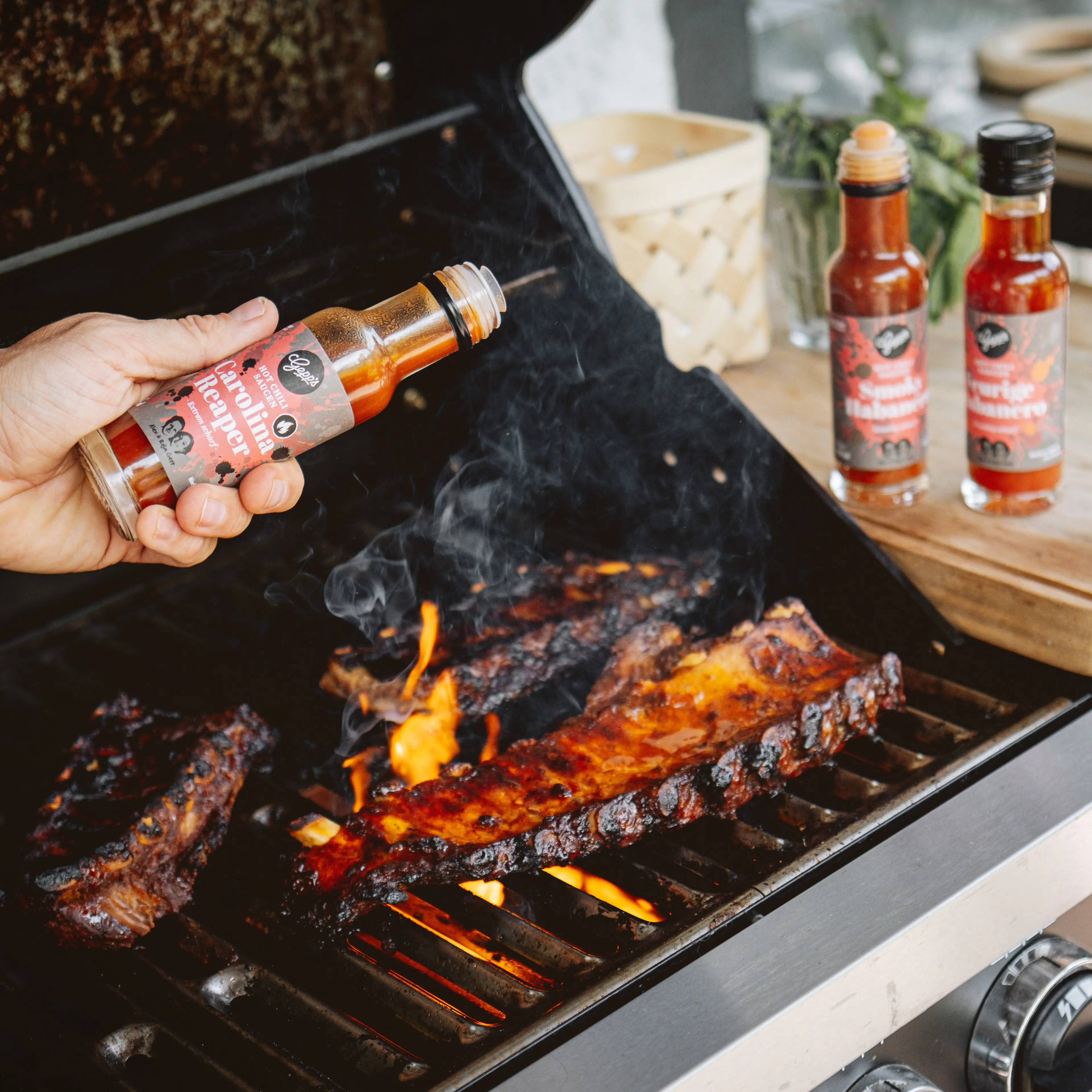 Feurige Saucen fuer ein perfektes BBQ
