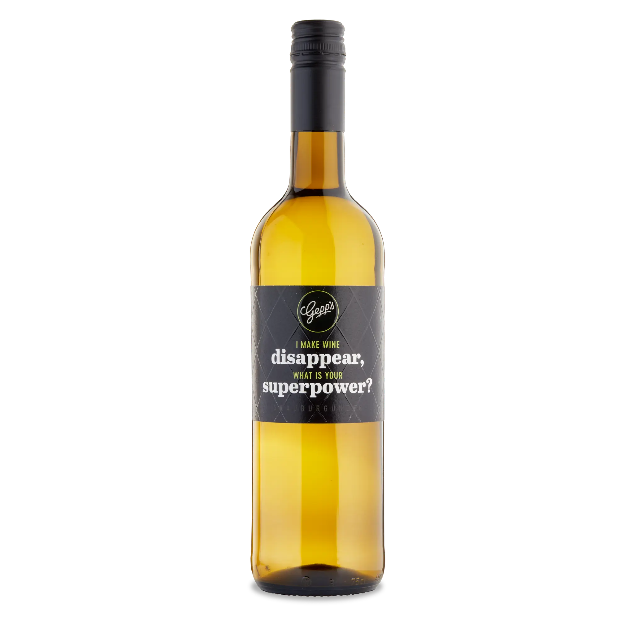 Grauburgunder I make Wine disappear
