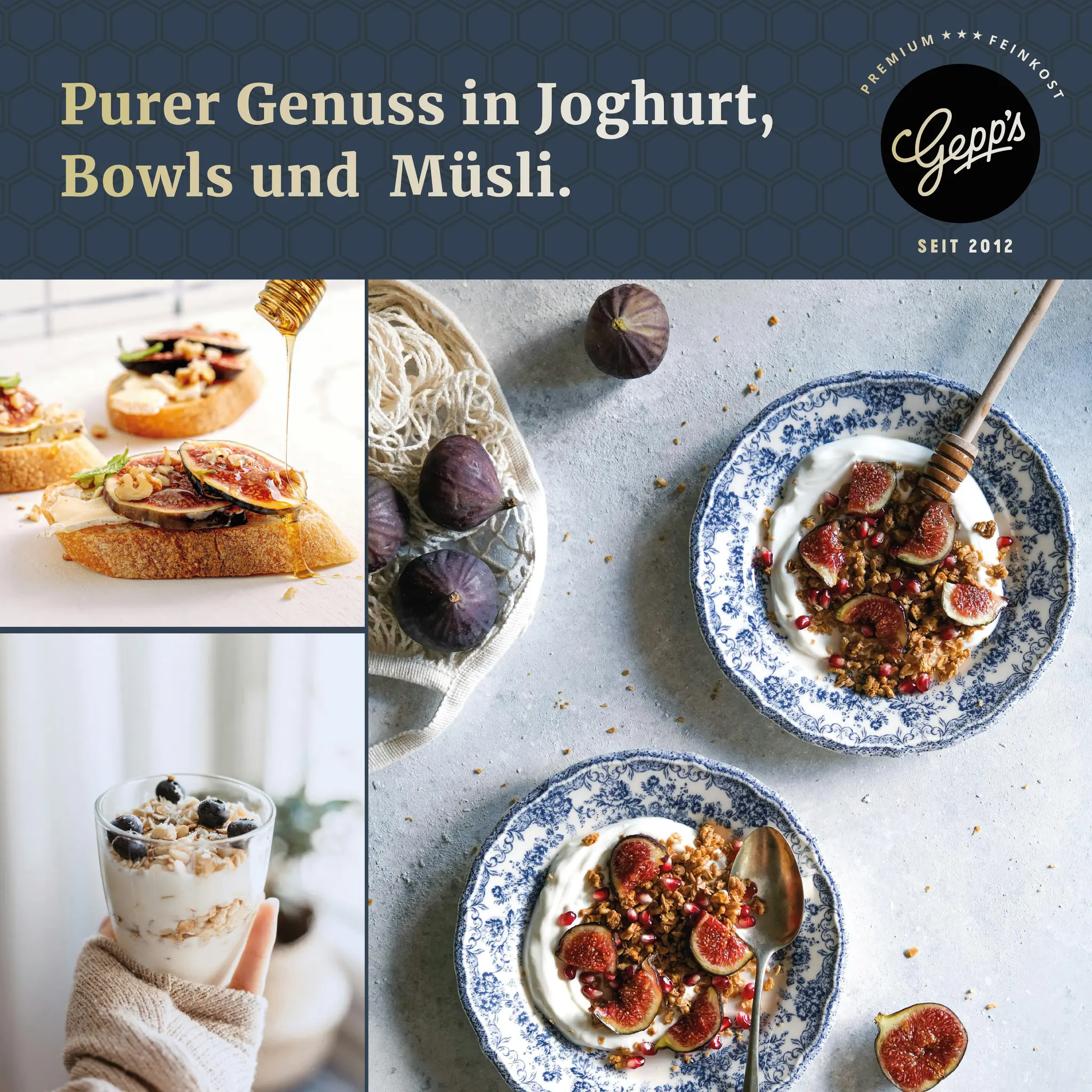 Koestlich pur im Muesli Joghurt oder auf Brot Kopie
