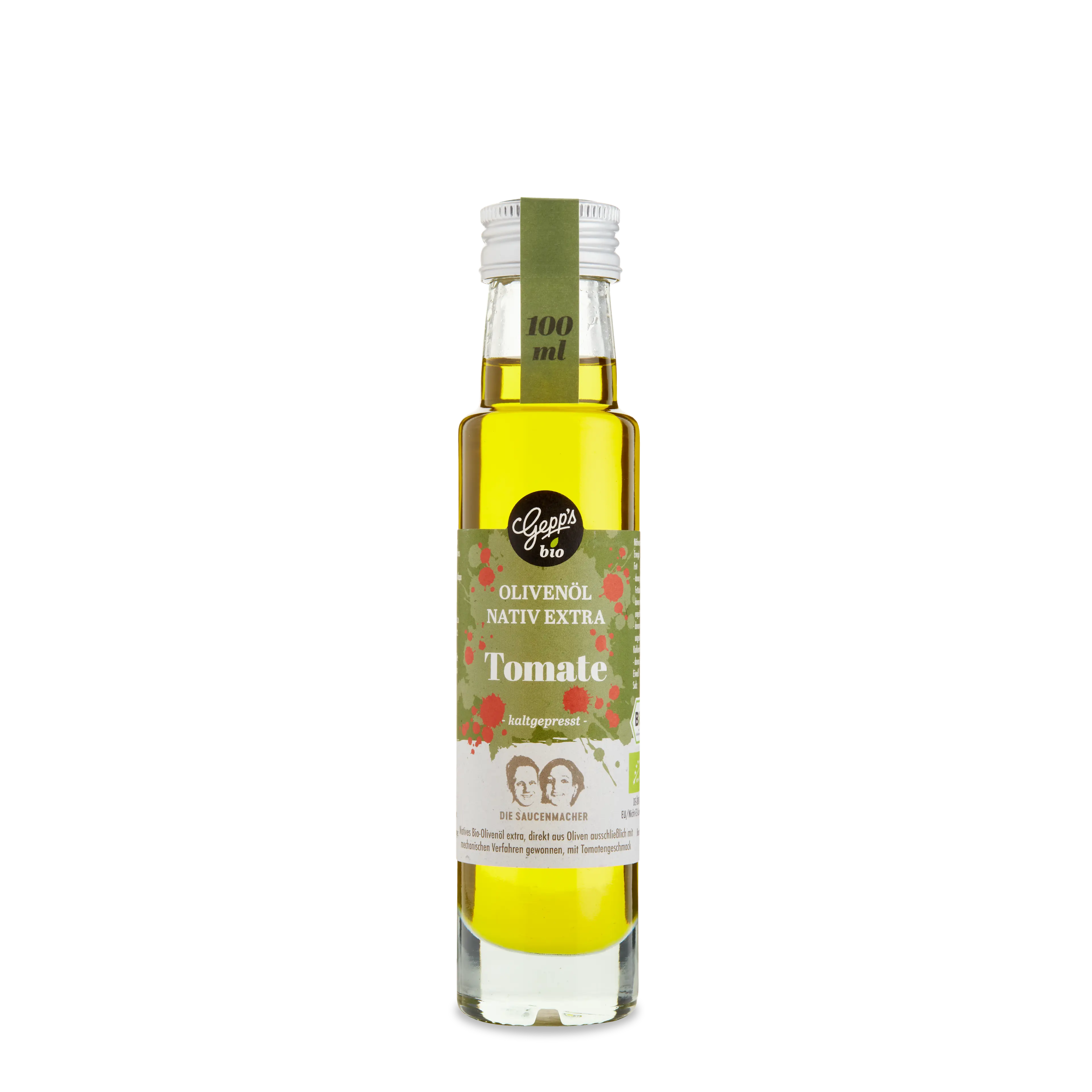 Extra natives Bio-Olivenöl mit Tomate