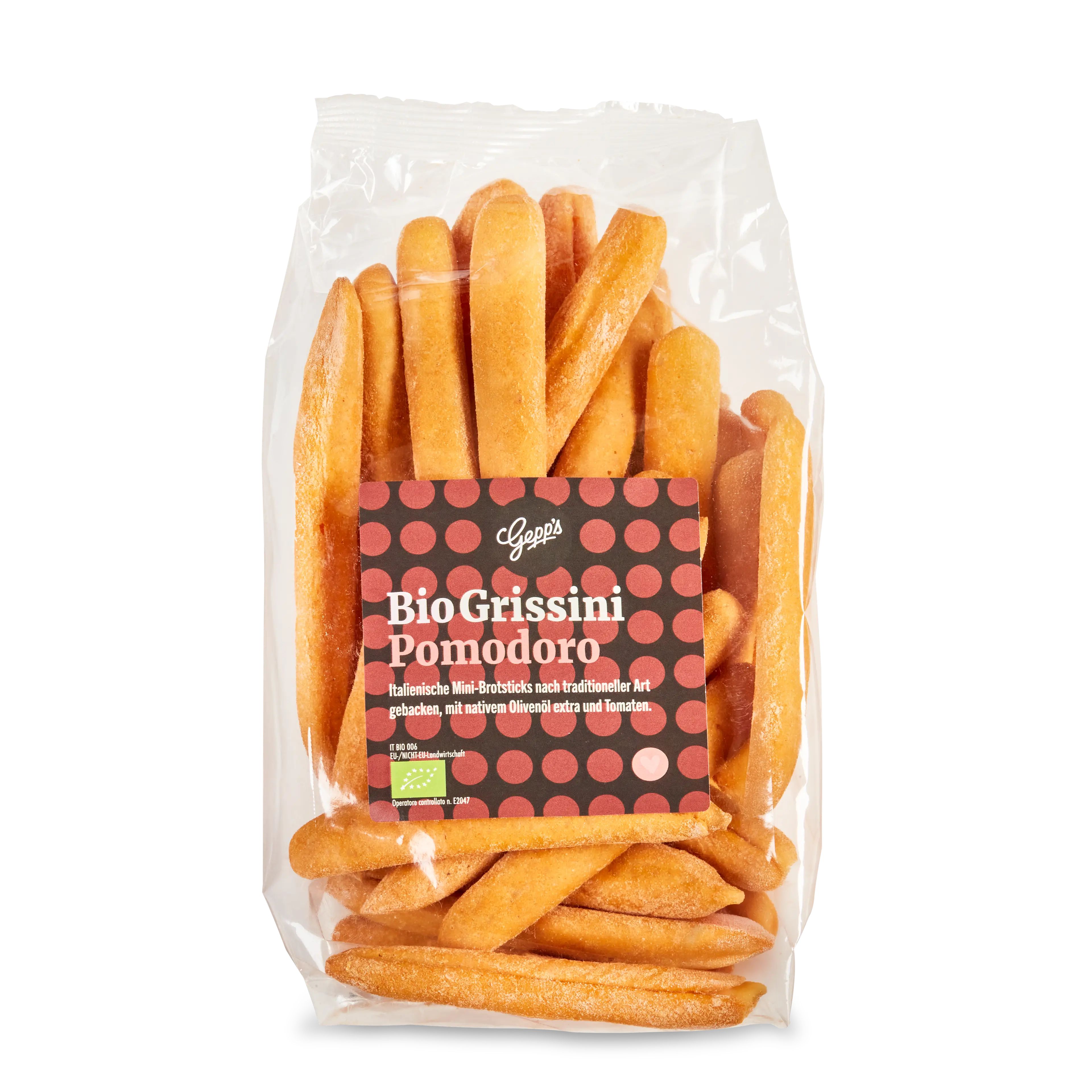 Bio Grissini mit Tomate & Knoblauch