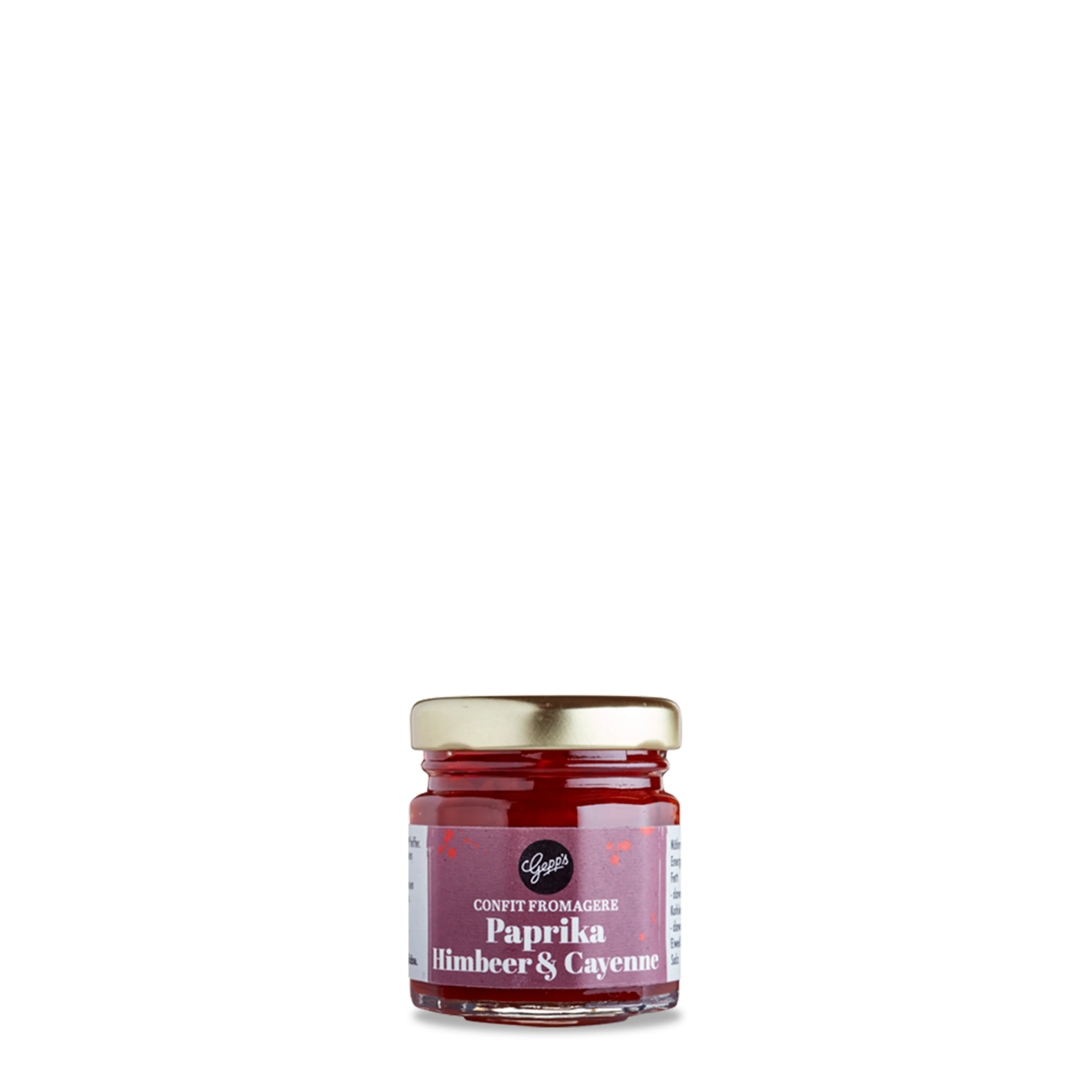 Confit Paprika, Himbeere & Cayenne-Pfeffer