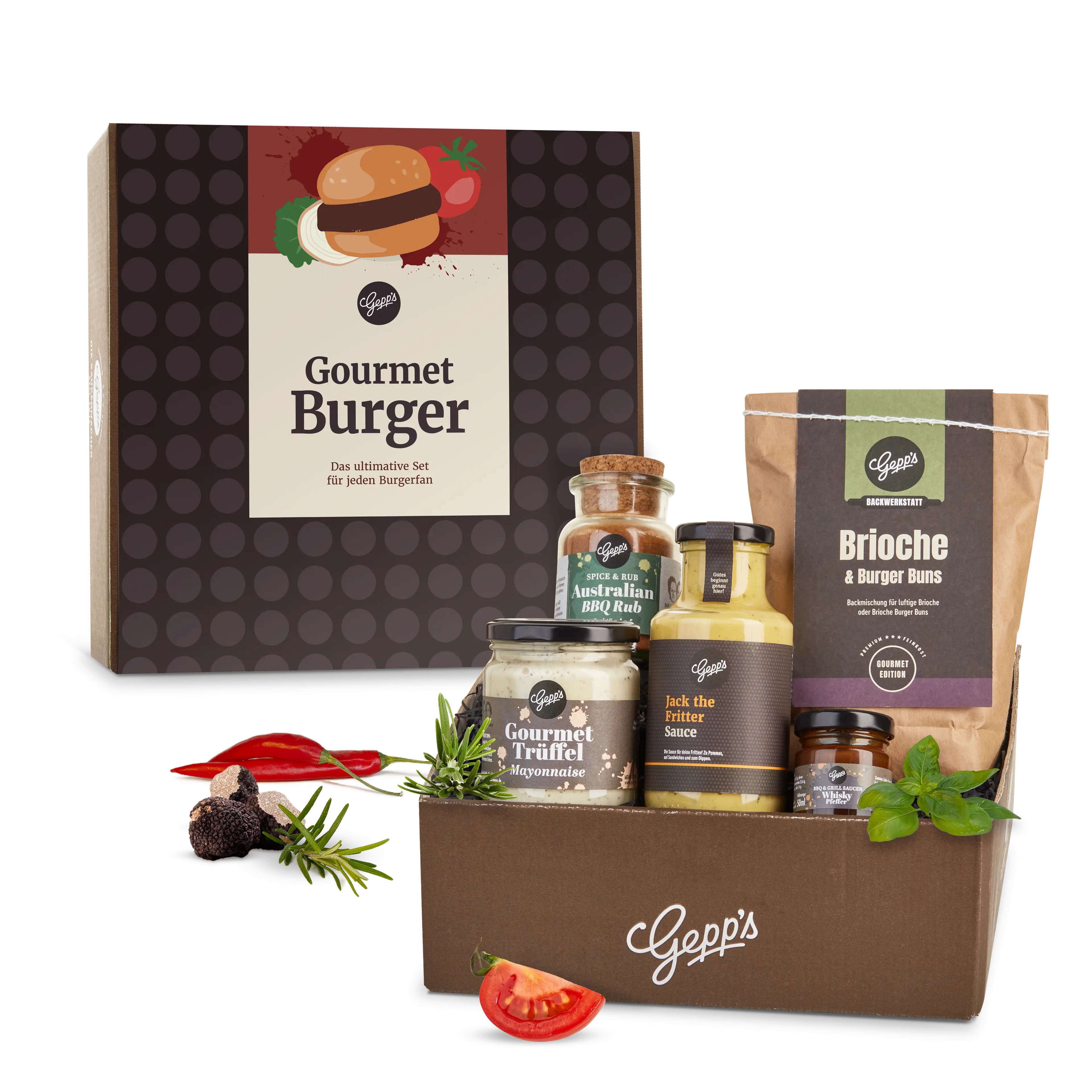 Präsentkorb Gourmet Burger