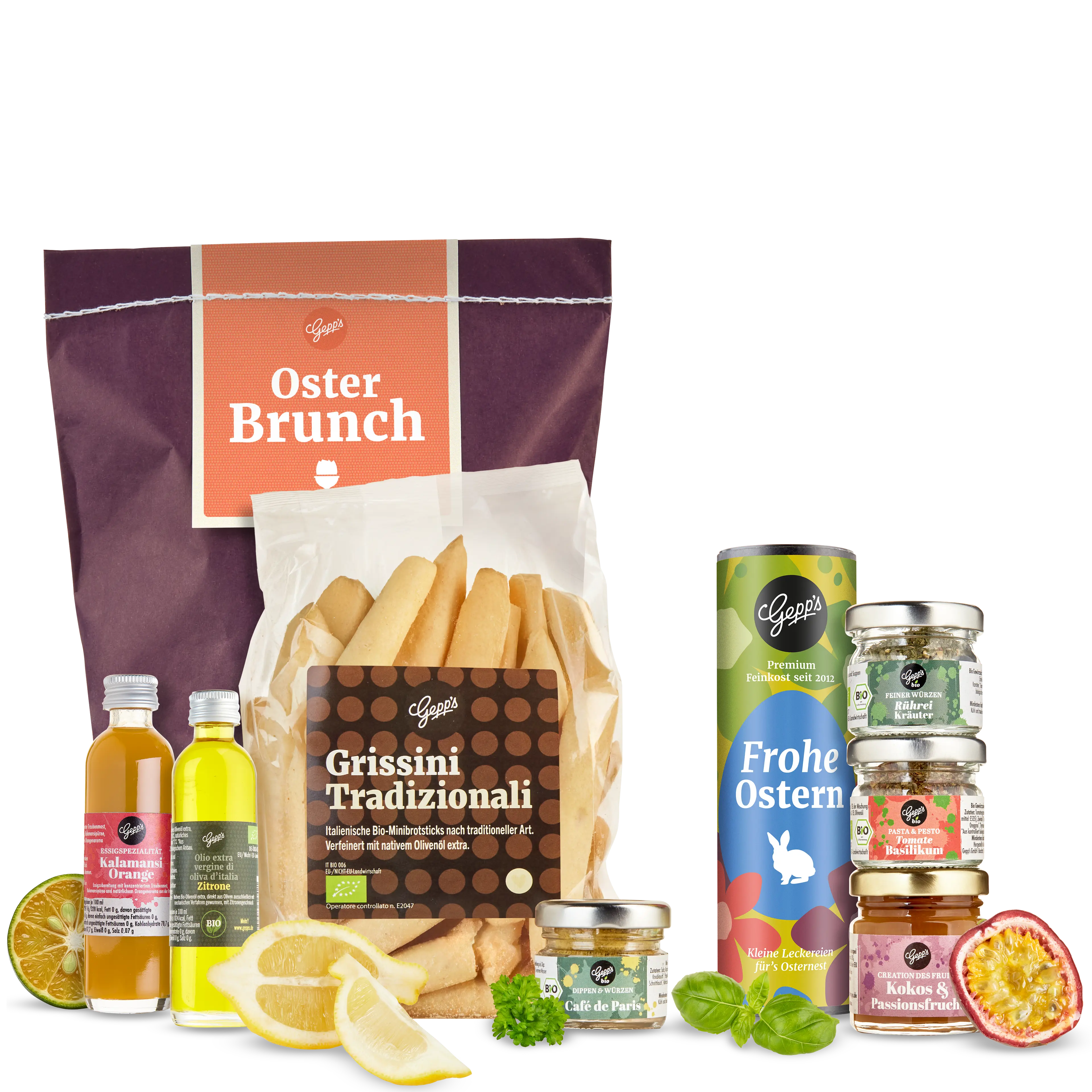 Set Wundertüte Osterbrunch & Genussrolle Frohe Ostern