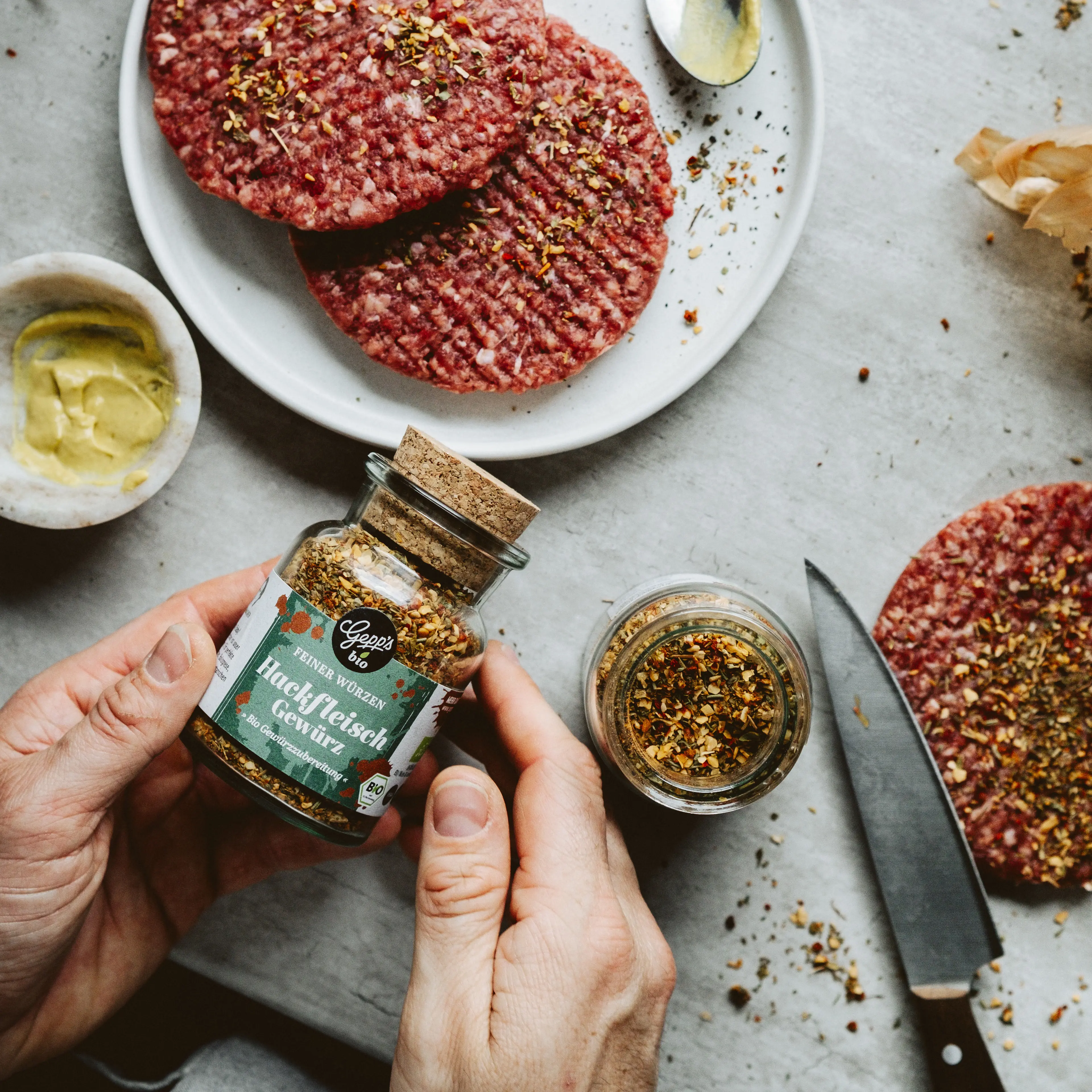 Deftiges Hackfleisch Gewuerz