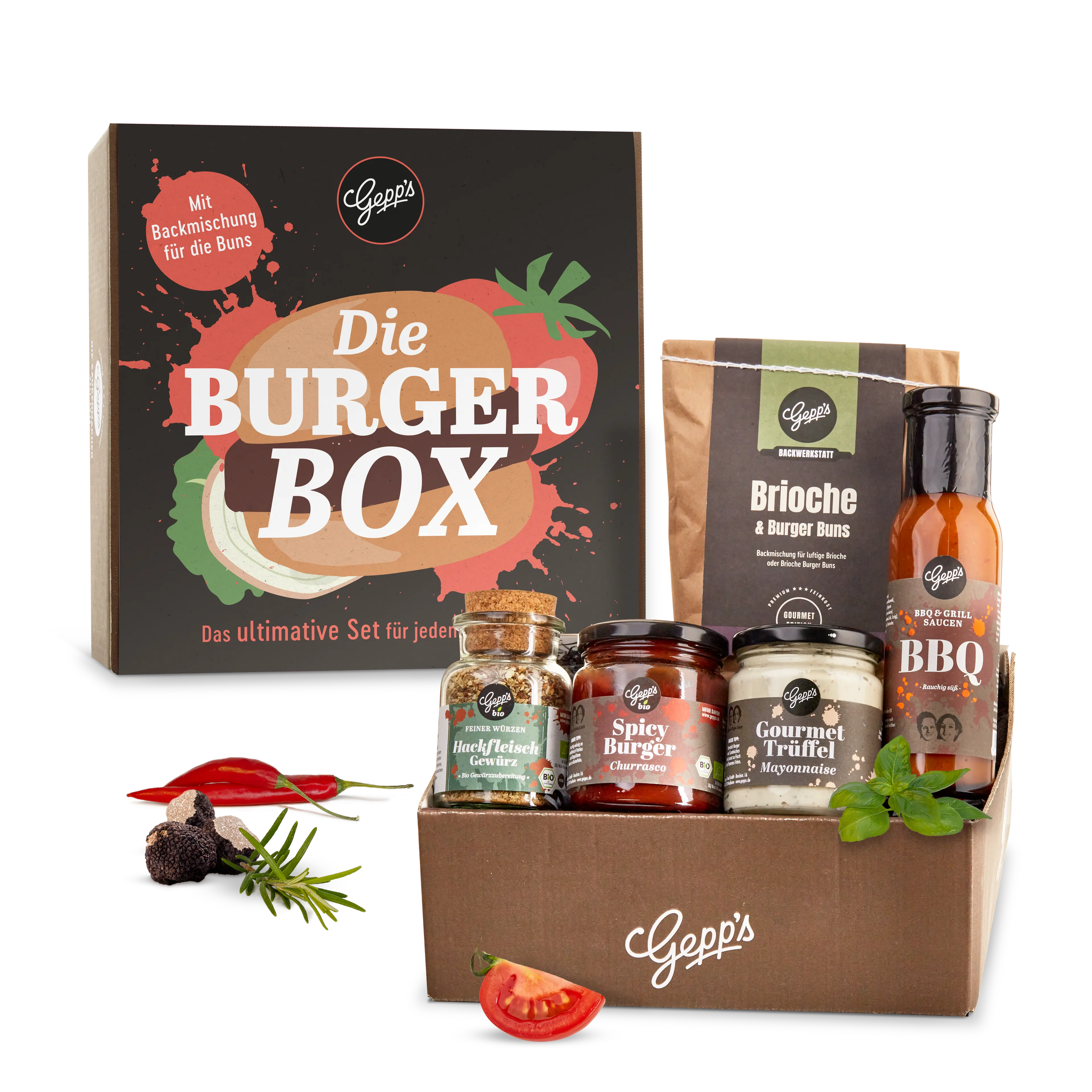 Geschenkkorb Burgerbox
