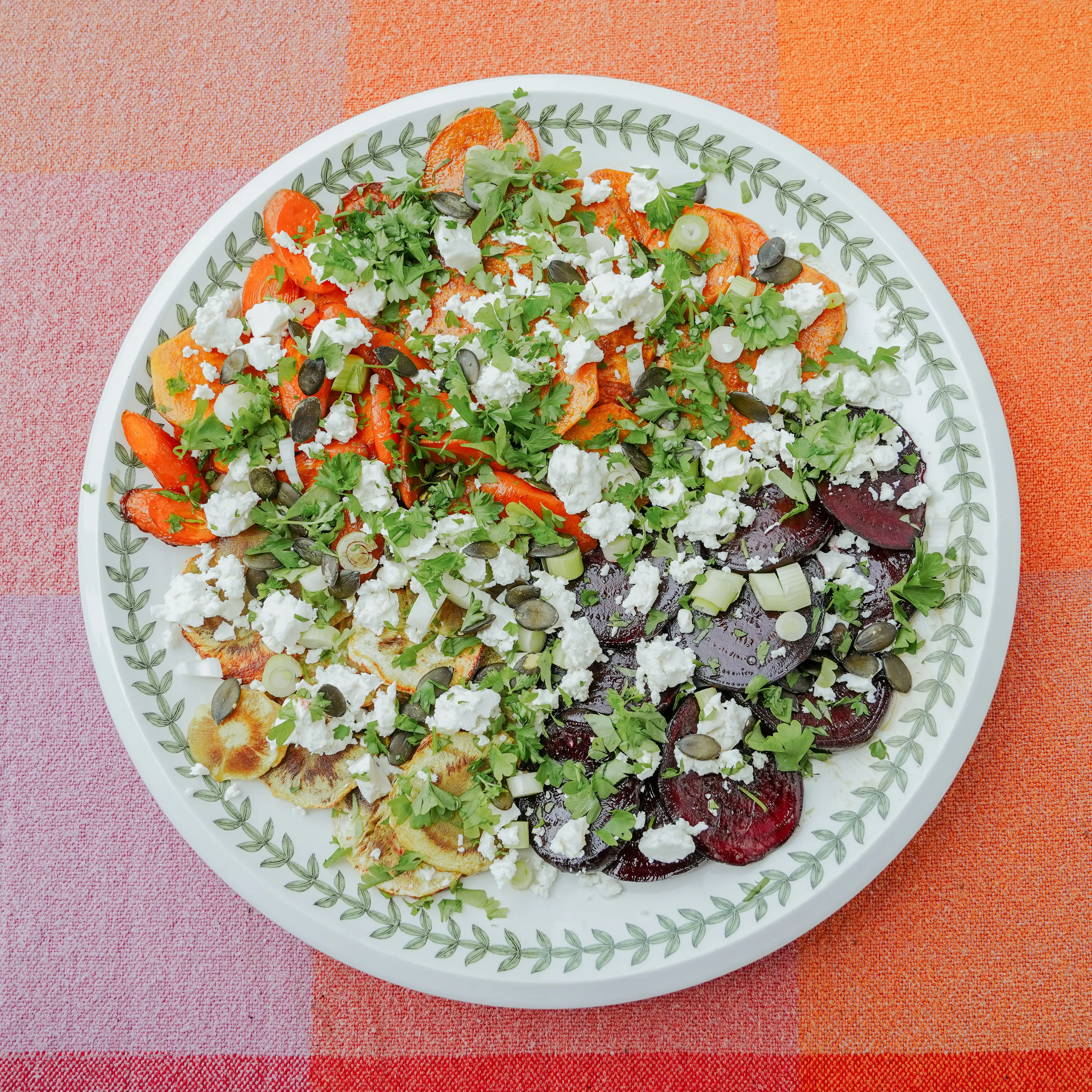 Ofengemuese mit Bio Olivenoel Knoblauch
