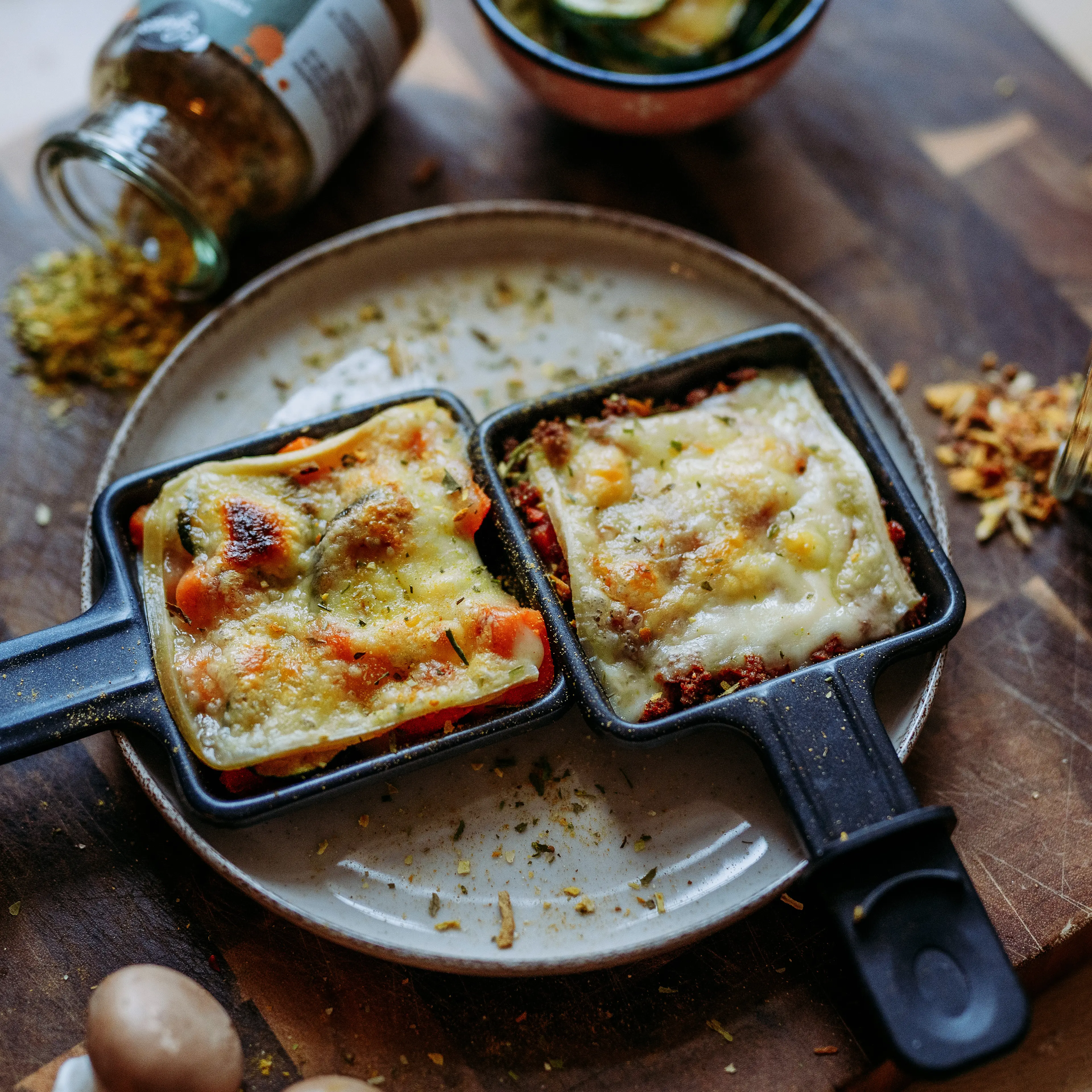 Raclette mit Tessiner Kraeutern