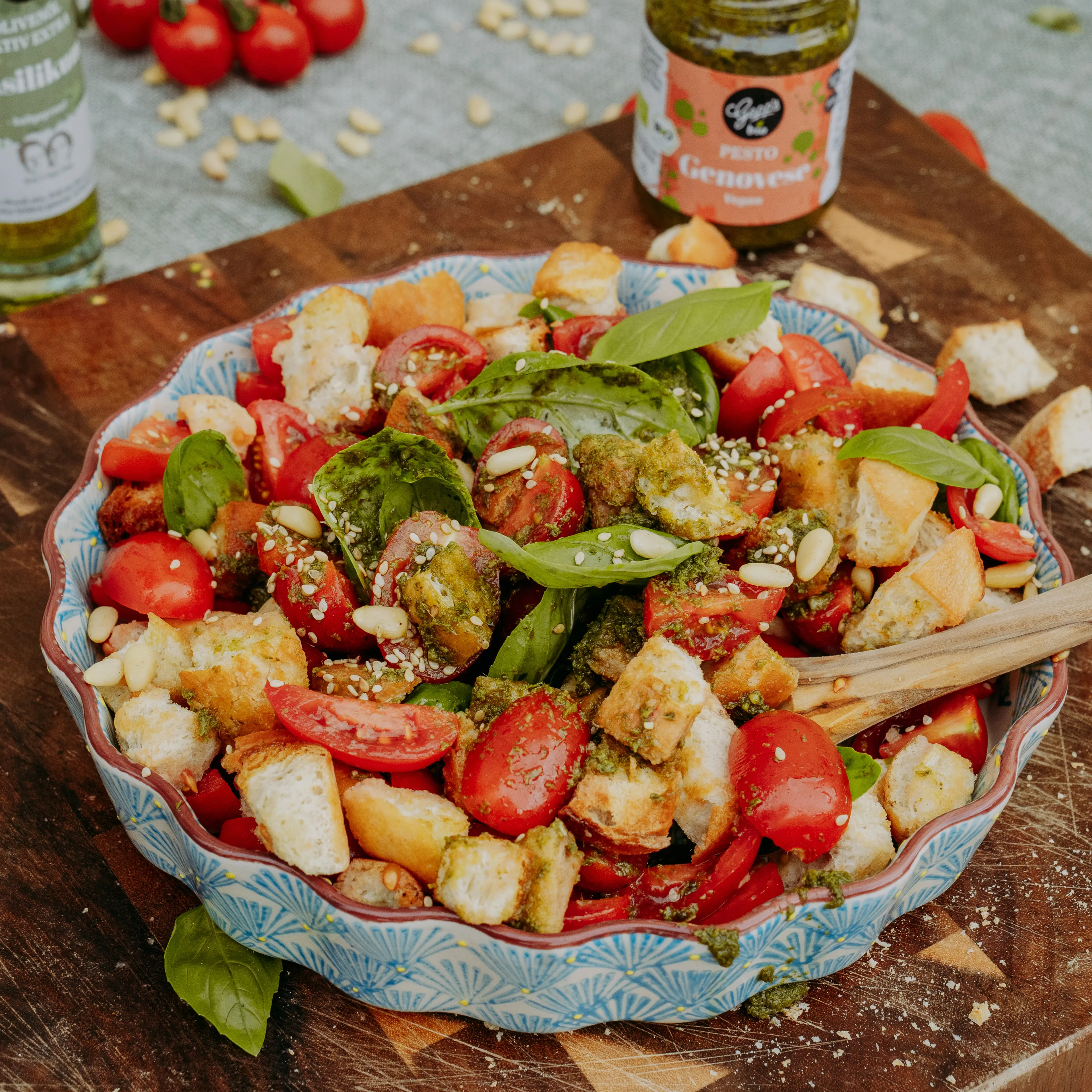 Panzanella Bio Pesto Genovese