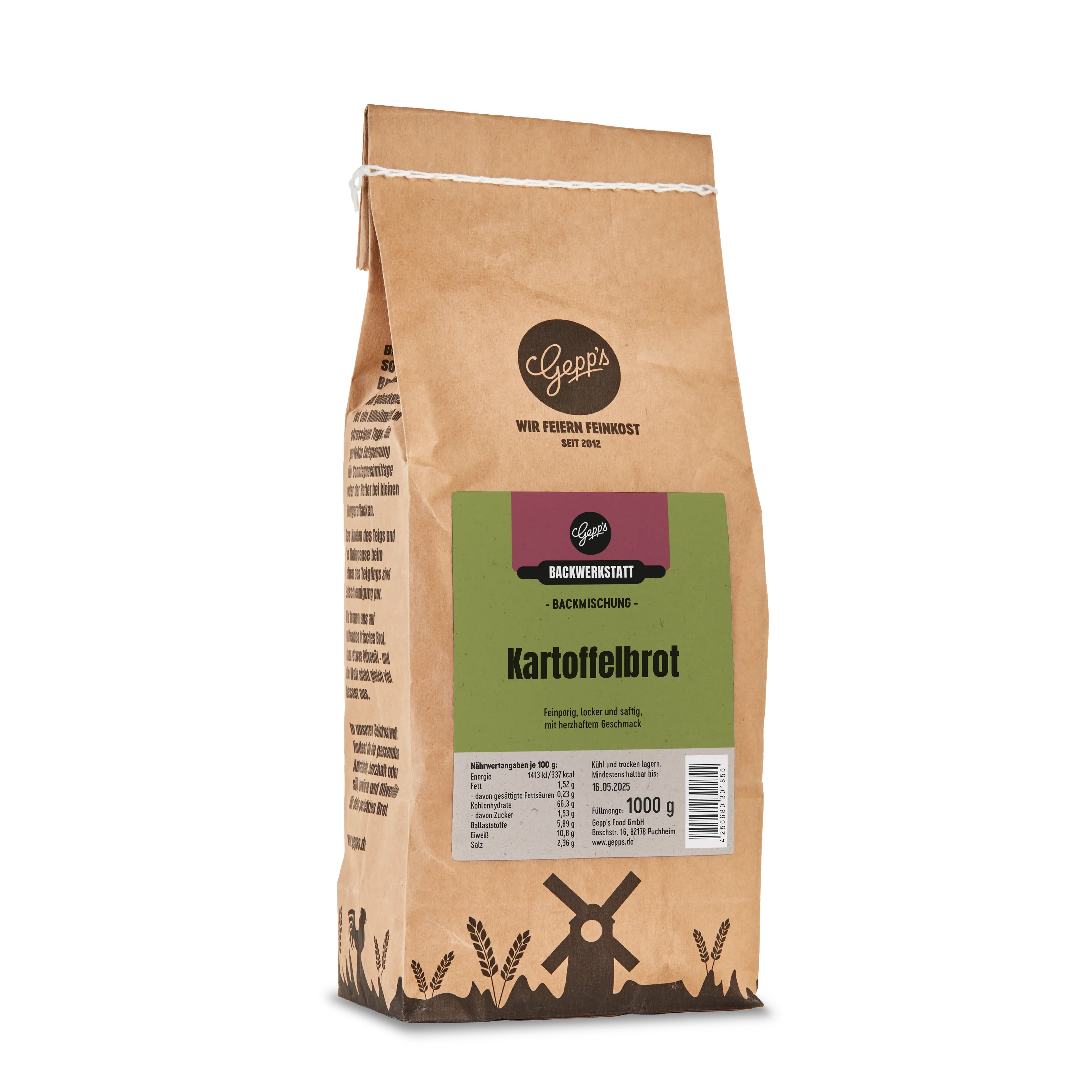 Backmischung Kartoffelbrot
