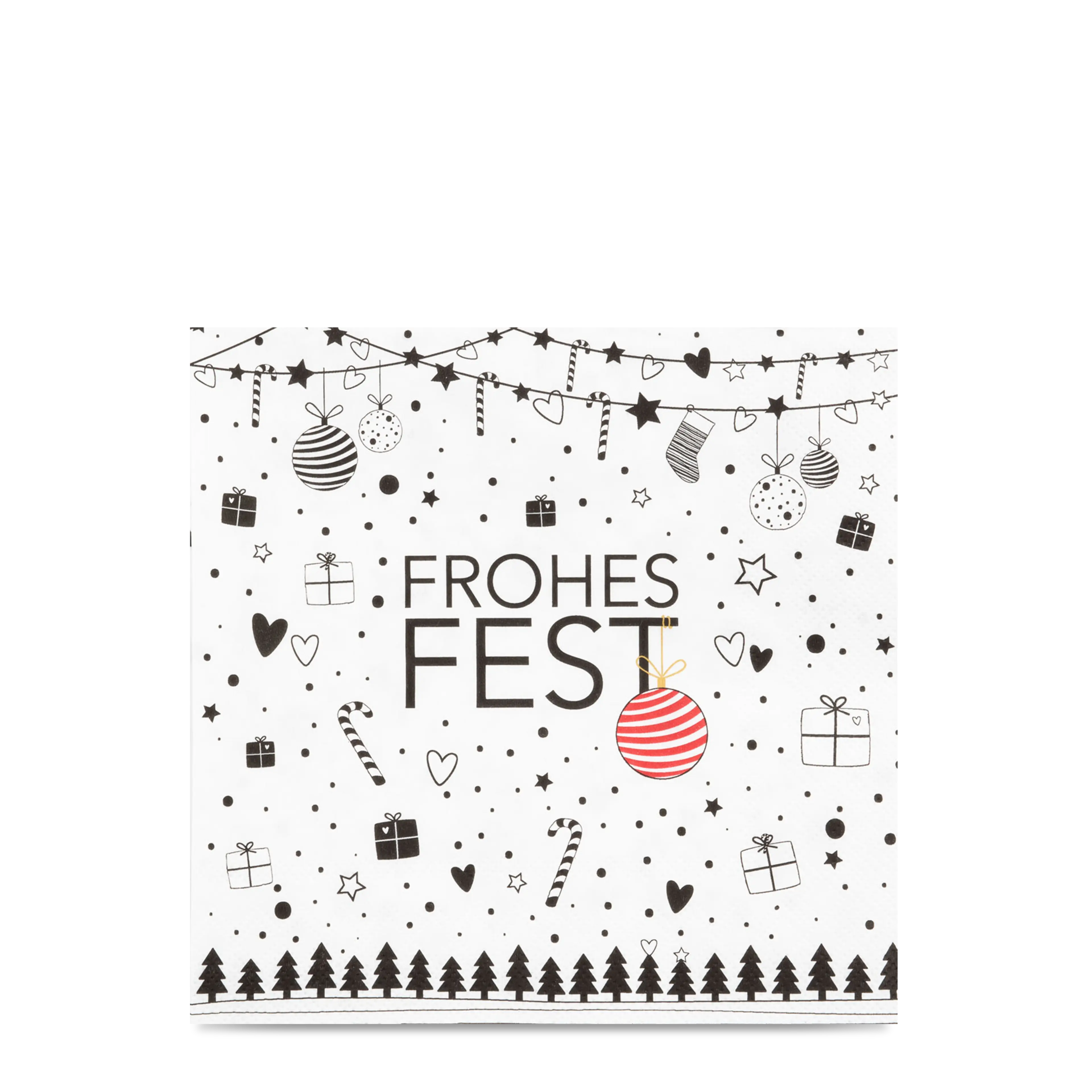 Serviette Frohes Fest