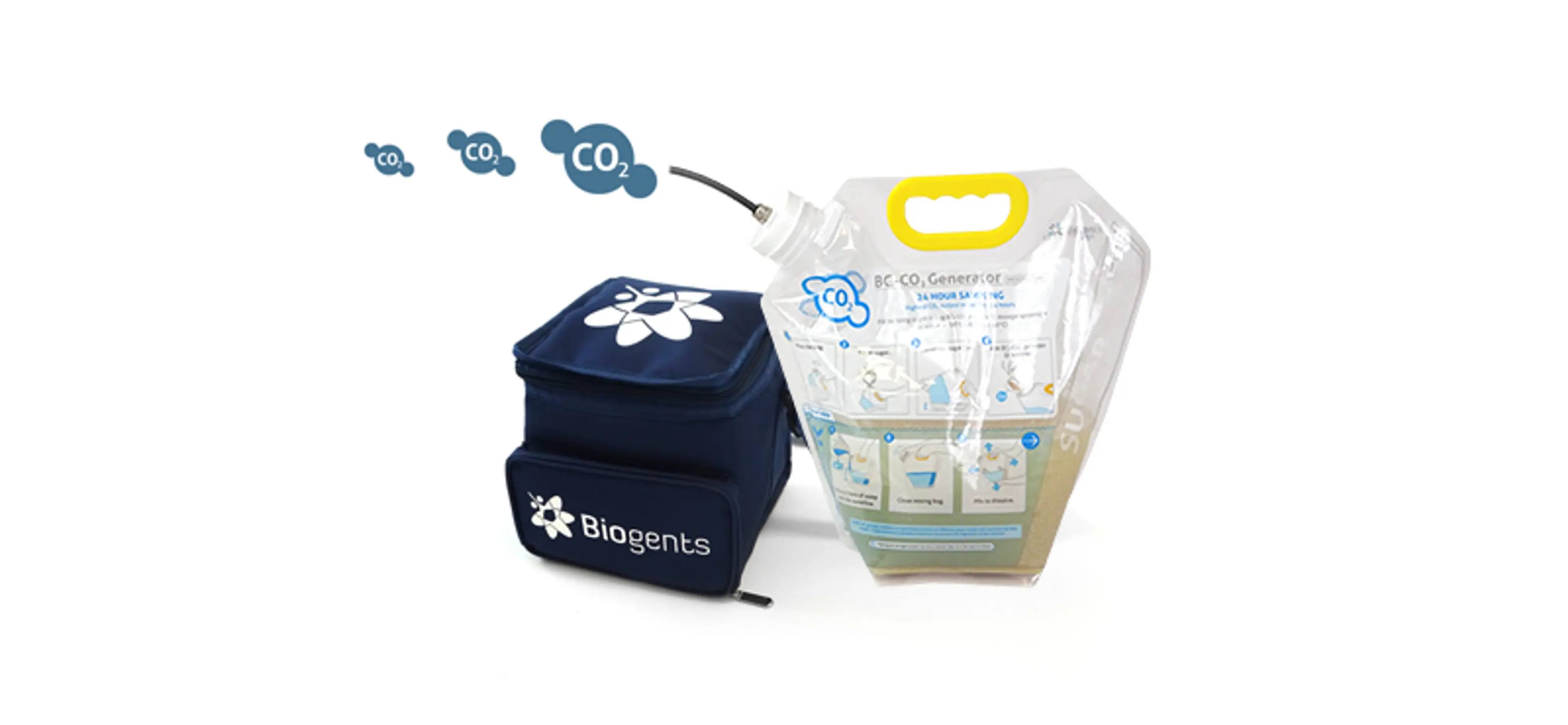 Kit di avviamento del generatore BG-CO2 per il monitoraggio 24 ore su 24